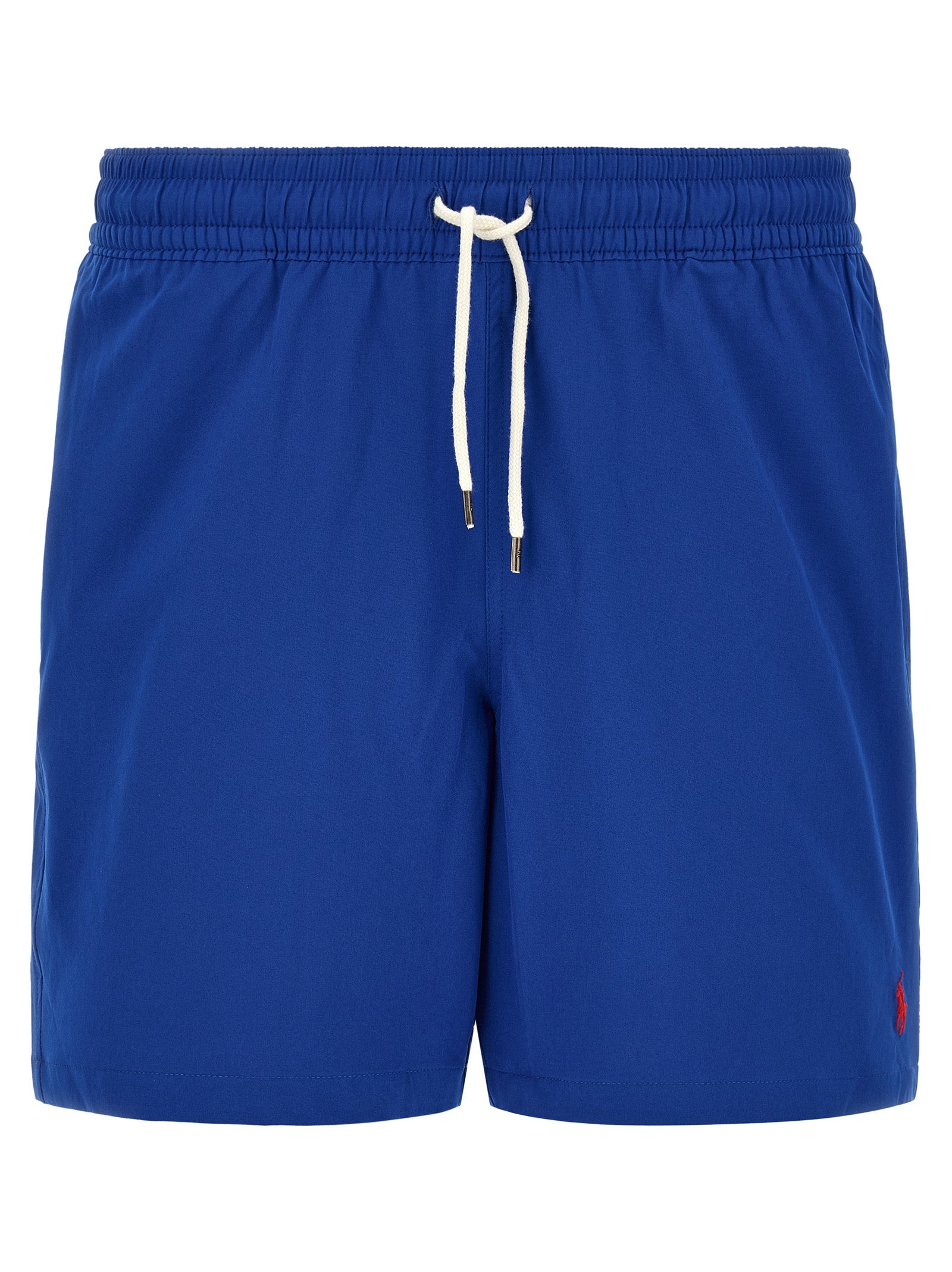 Discover the Polo Ralph Lauren Blue Polyester Swim Shorts, where effortless elegance meets modern functionality, perfect for poolside allure and beachside adventures.
