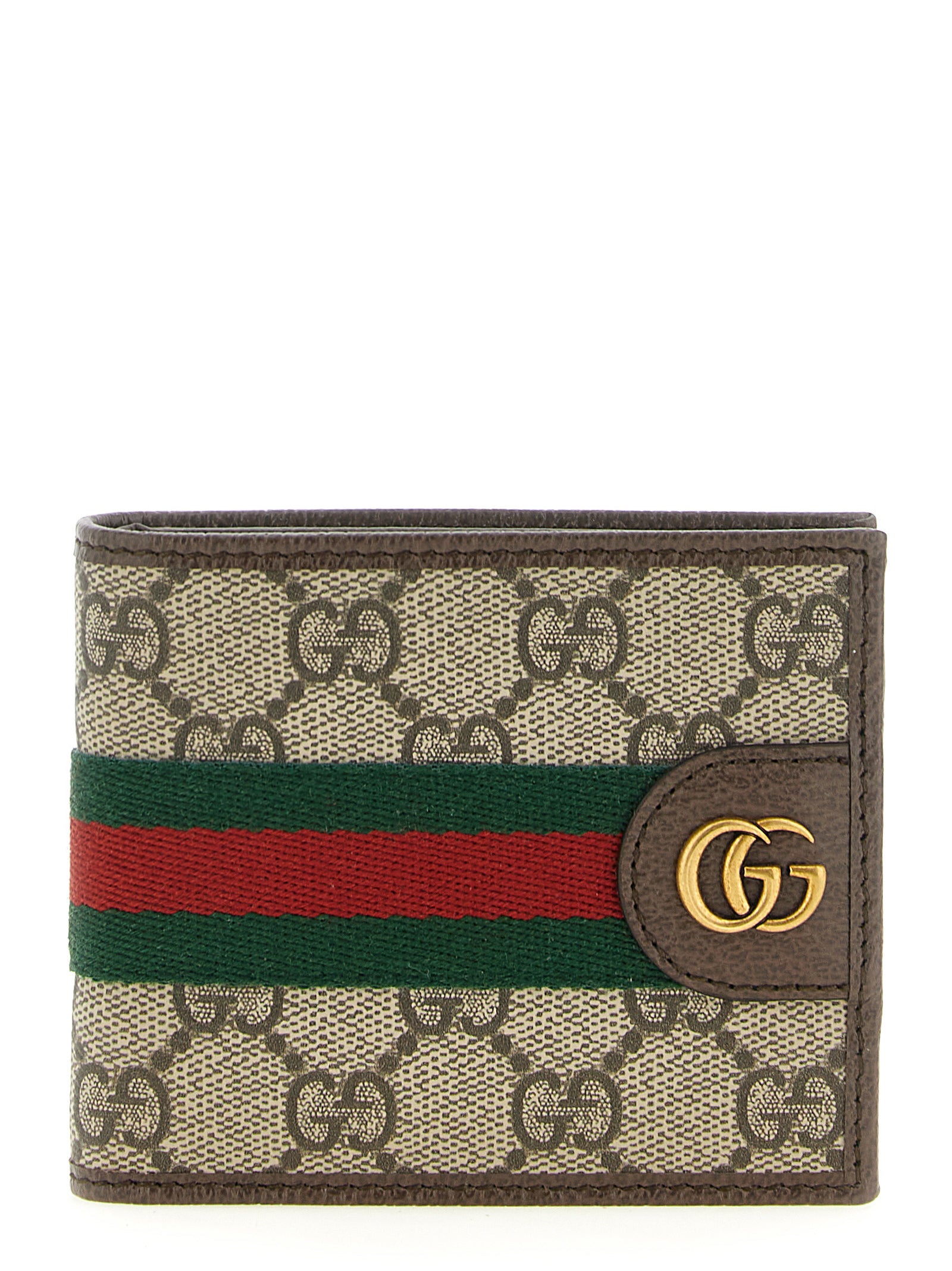 Indulge in the exquisite craftsmanship of the Gucci Ophidia bi-fold wallet, a timeless blend of elegance and functionality, perfect for the discerning individual.