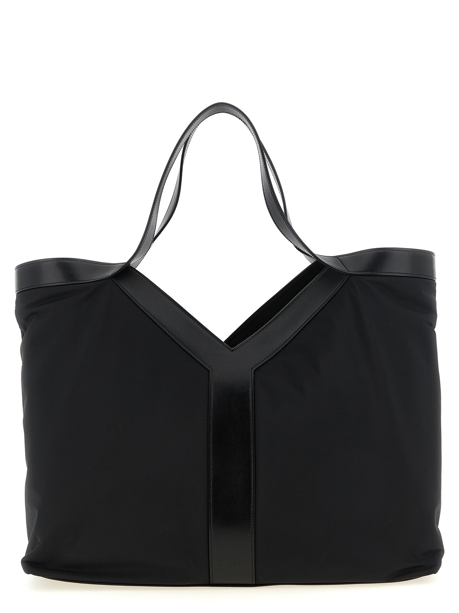 Discover the Saint Laurent Black Calfskin Tote Bag, a masterpiece of sustainable luxury, where bold design meets unmatched functionality for the discerning urbanite.