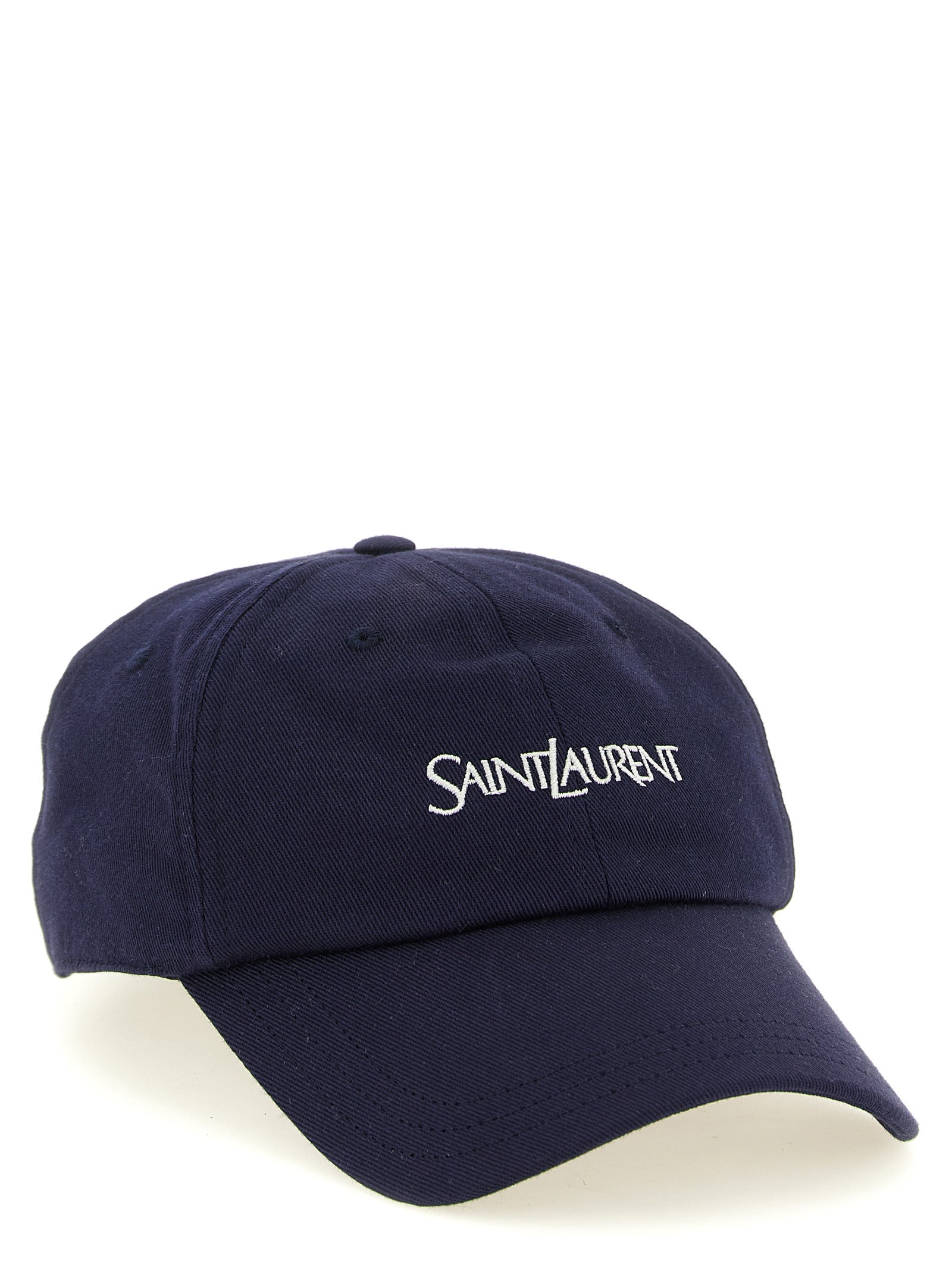Discover the Saint Laurent Blue Cotton Cap, a seamless blend of luxury and style, crafted from premium cotton for a timeless accessory that elevates any ensemble.