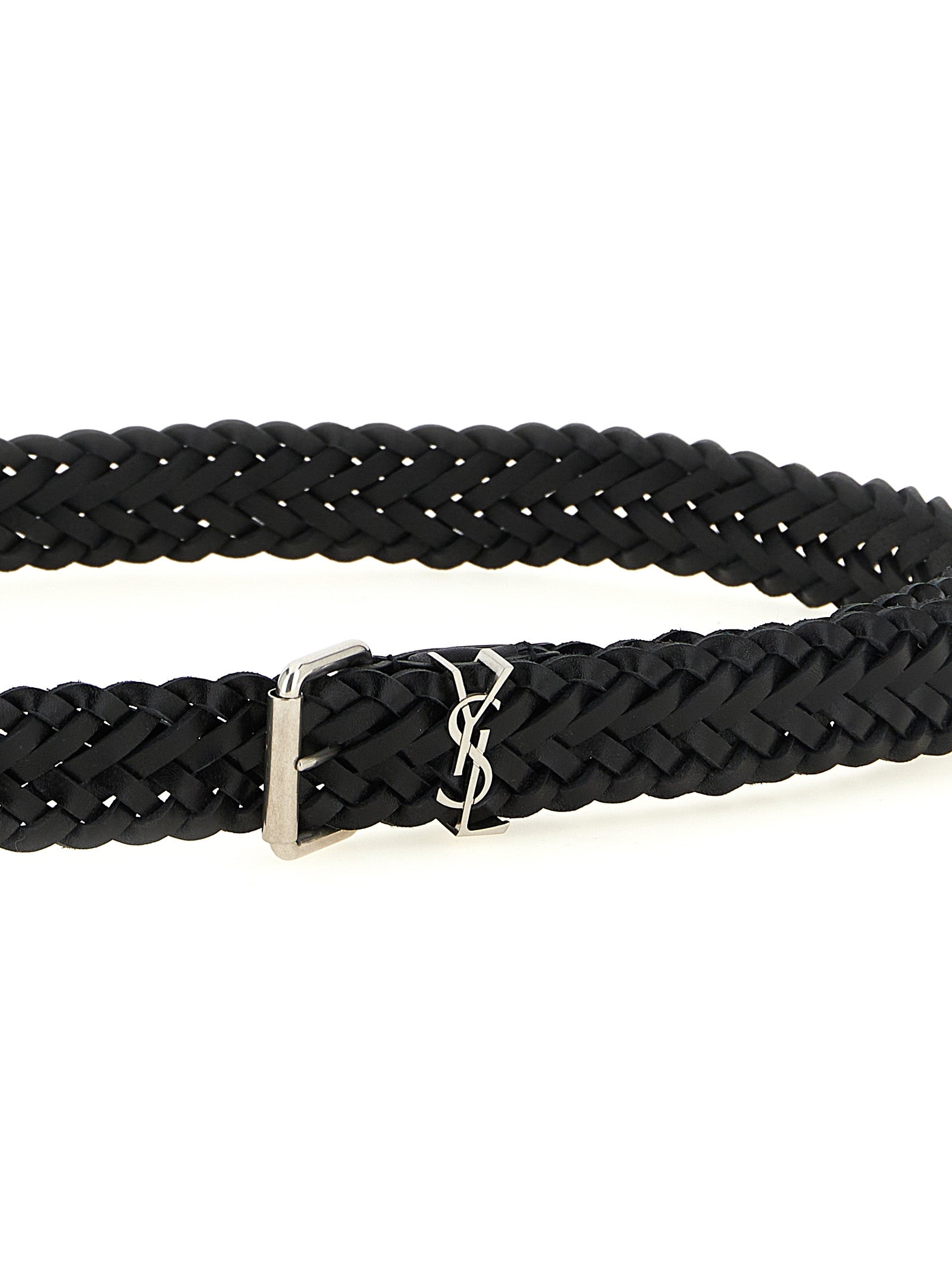Discover the Saint Laurent Black Calfskin Regular Belt, a masterful blend of exquisite craftsmanship and timeless elegance, perfect for elevating any ensemble.