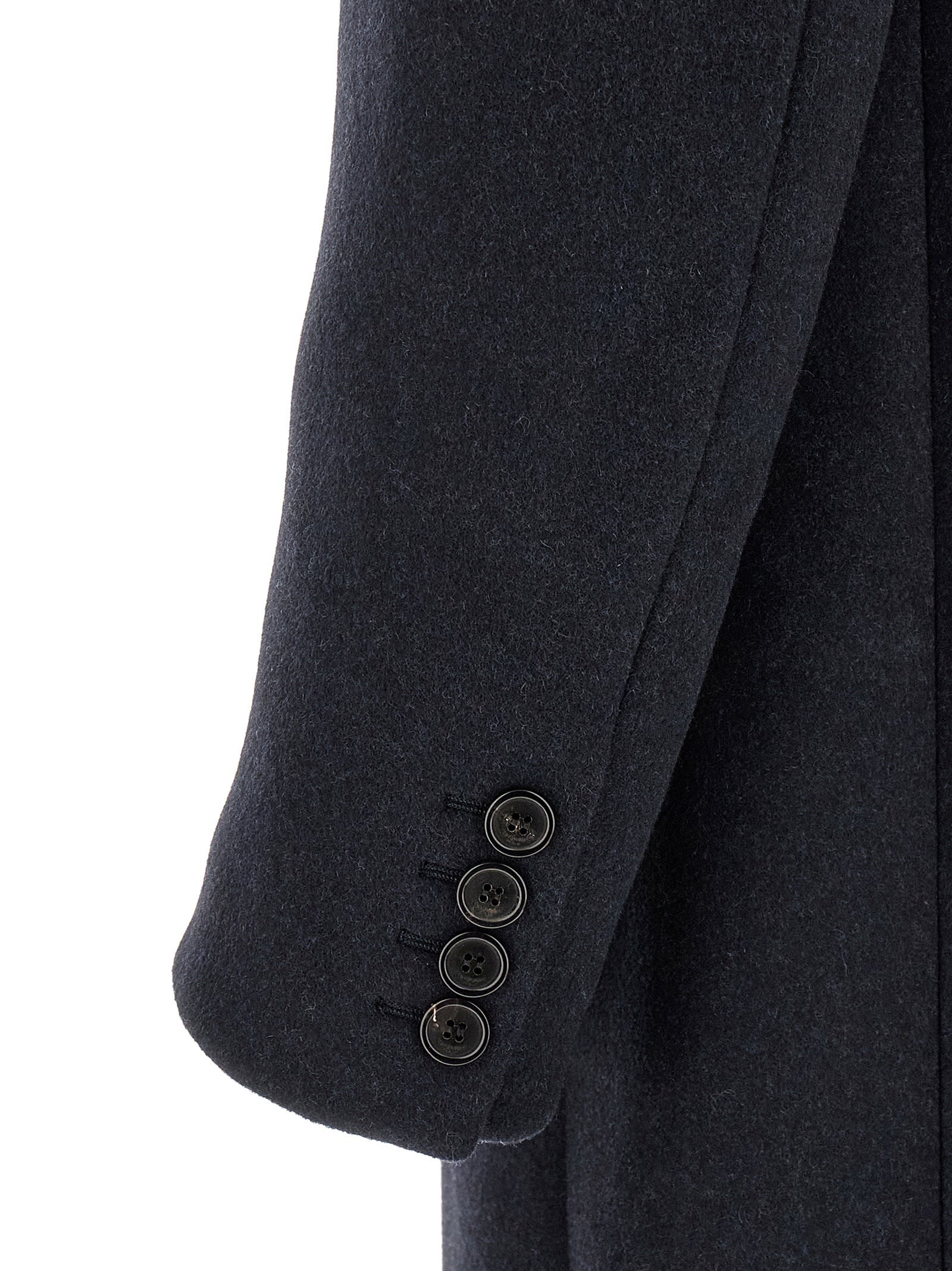 Discover the Saint Laurent Blue Wool Coat, a masterpiece of pure virgin wool that embodies timeless elegance and sophisticated allure for the discerning individual.