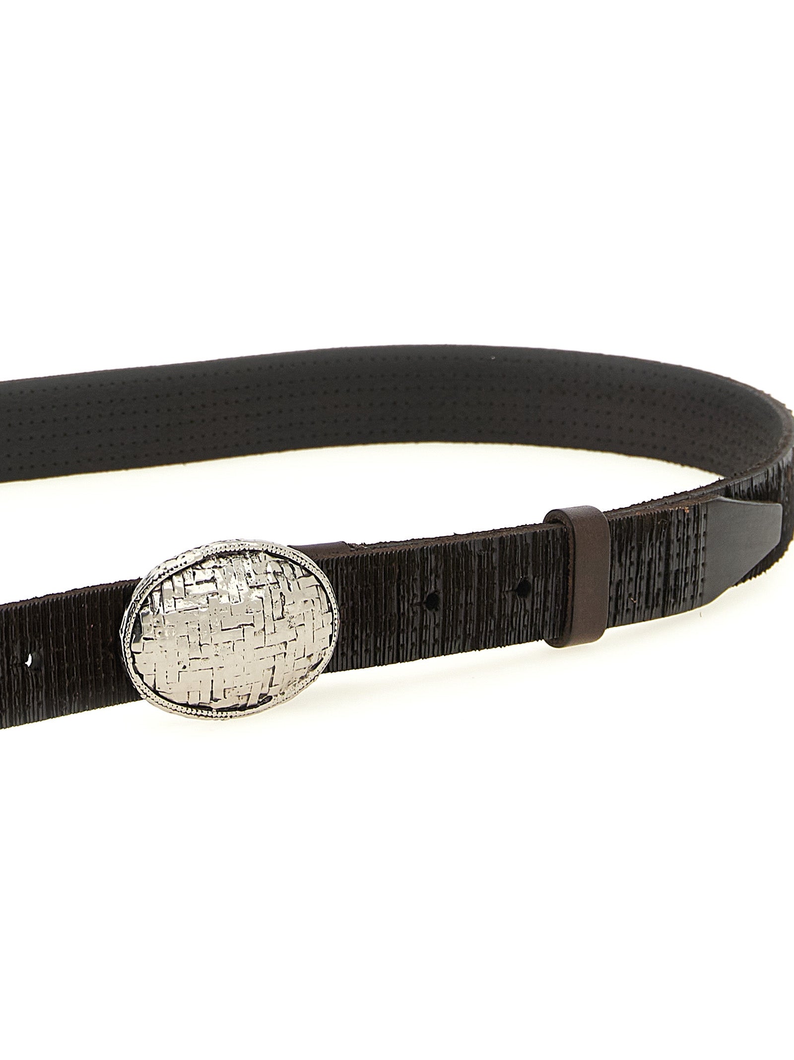 Indulge in the exquisite Brunello Cucinelli Brown Calfskin Regular Belt, a testament to luxurious craftsmanship and timeless elegance, perfect for elevating any ensemble.