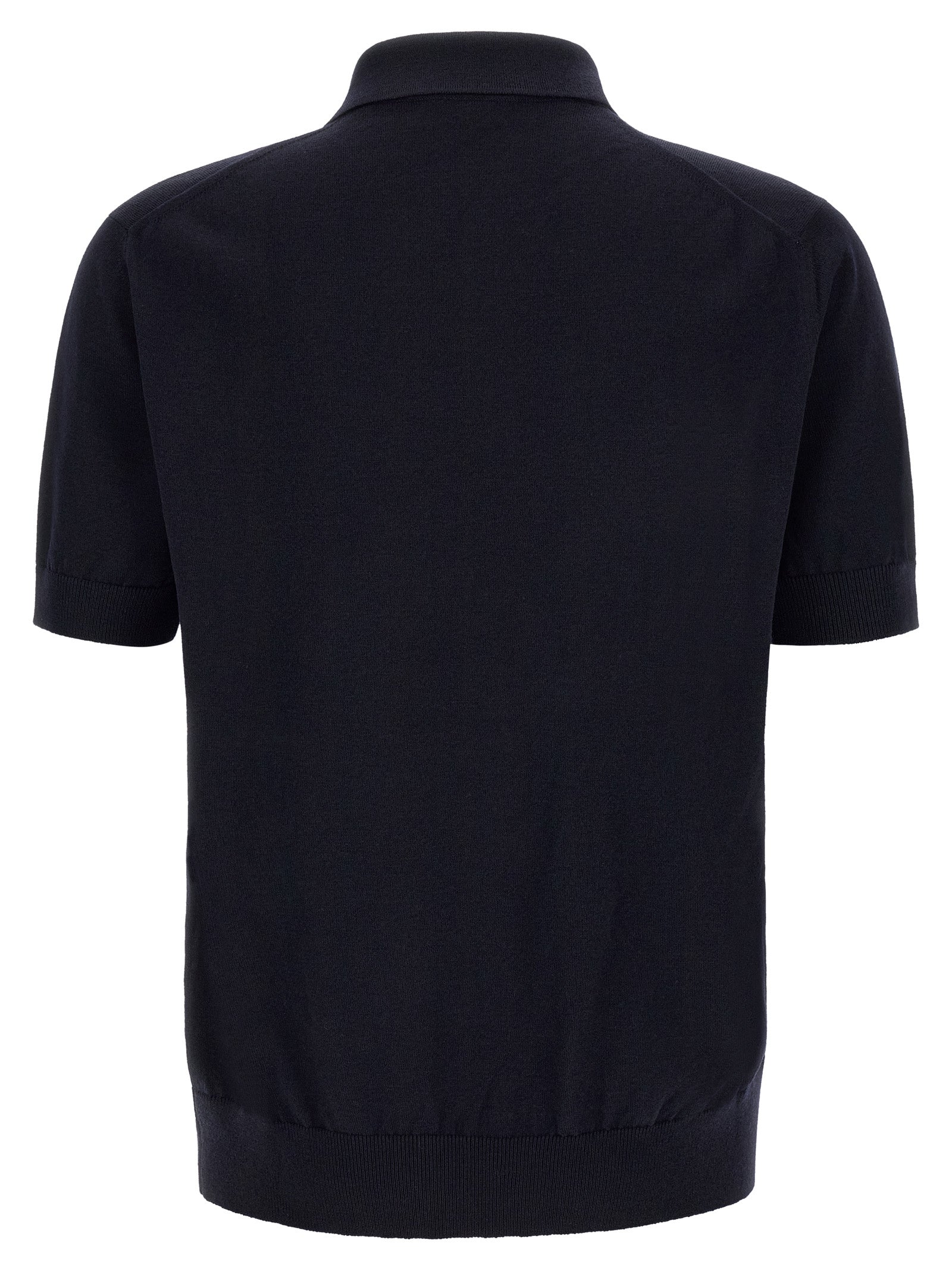 Discover the essence of elegance with the Dolce & Gabbana Blue Virgin Wool Polo Shirt, a timeless piece crafted from luxurious virgin wool, embodying sophisticated Italian craftsmanship.