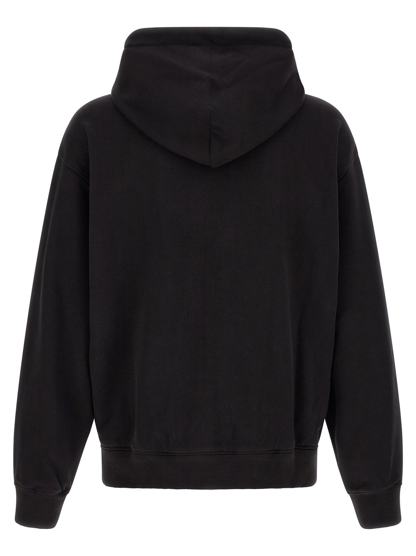 Elevate your wardrobe with the Dolce & Gabbana Black Cotton Sweatshirt, a timeless blend of comfort and sophistication, crafted for those who embrace luxury.
