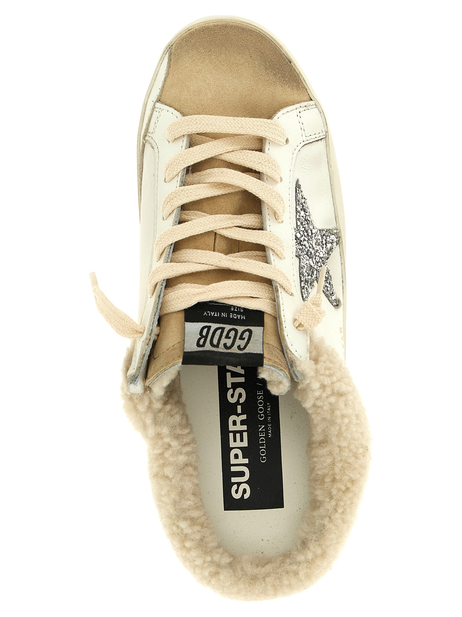 Elevate your style with Golden Goose's White Leather Chunky Sneakers, where luxurious materials meet bold design for effortless chic and urban sophistication.