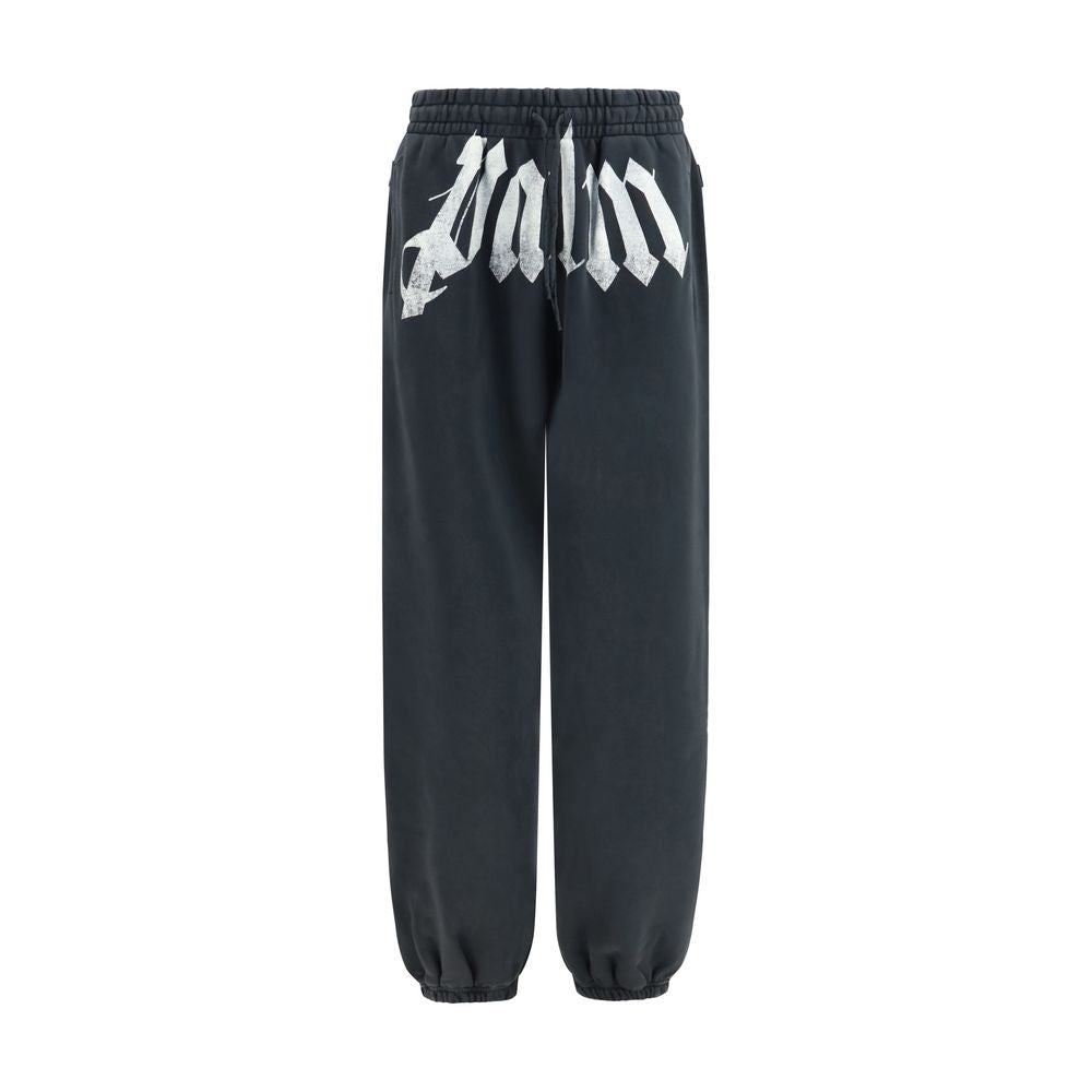 Indulge in the exquisite Palm Angels Gray Cotton Joggers, a perfect blend of luxury and comfort, crafted for those who embody sophistication and style.