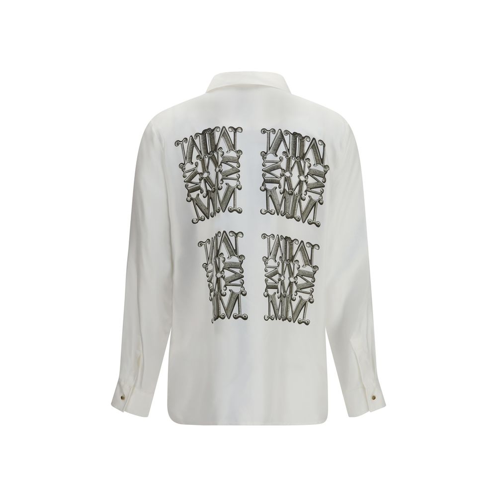 Max Mara Silk Dress Shirt - Timeless Elegance Redefined