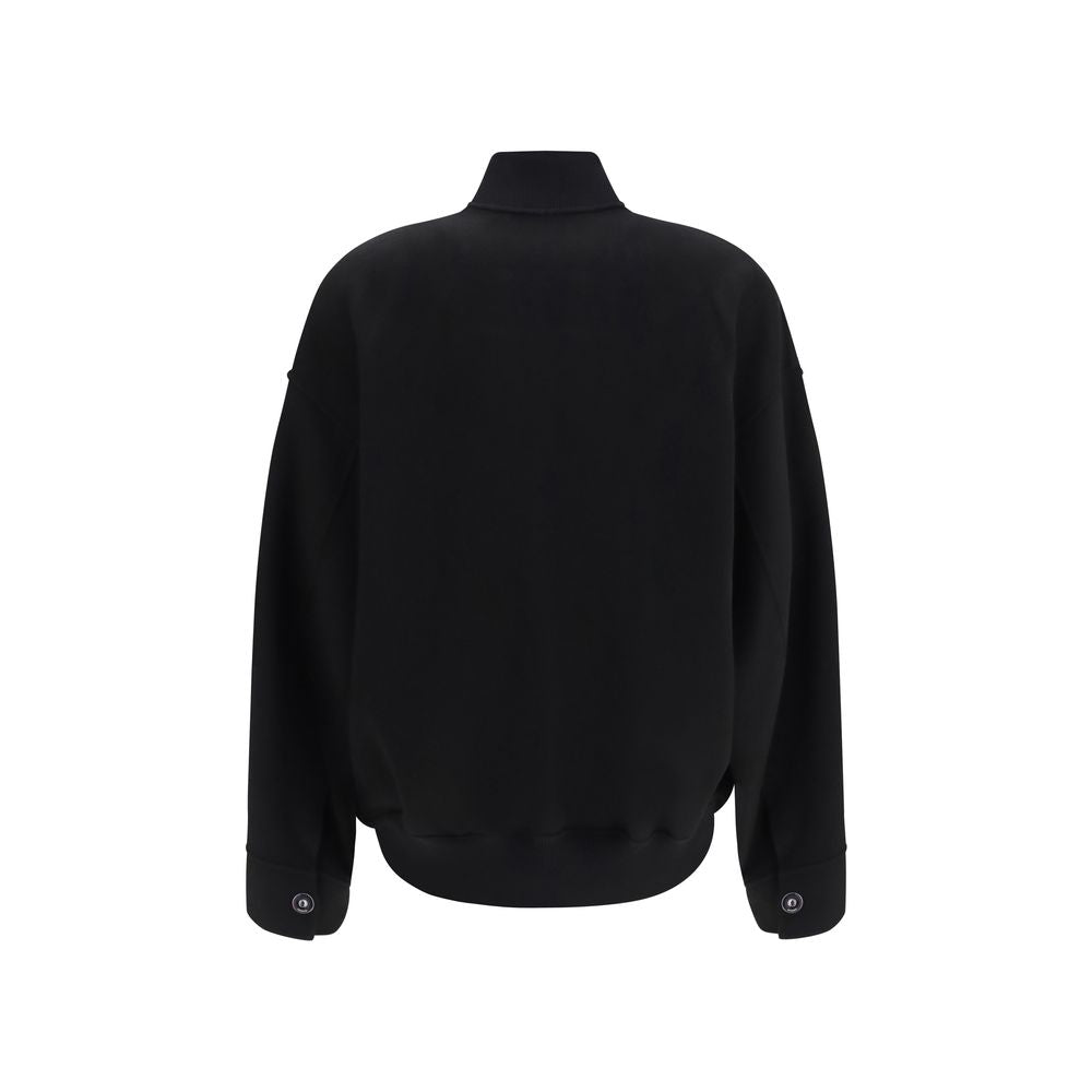 Max Mara Black Wool Oves Aries Full-Length Jacket