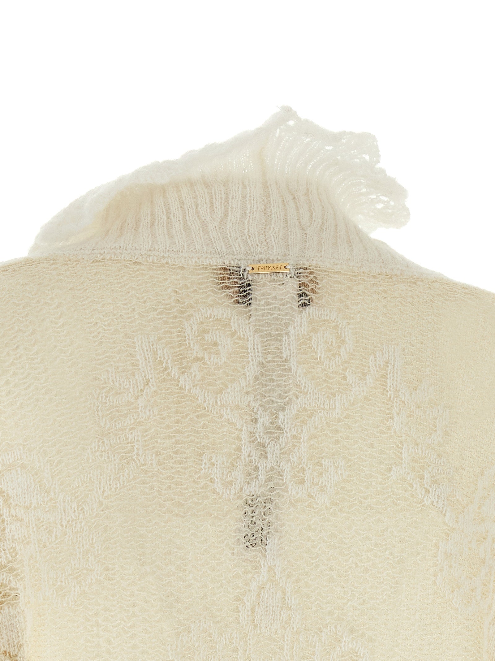Twinset White Polyamide Cardigan