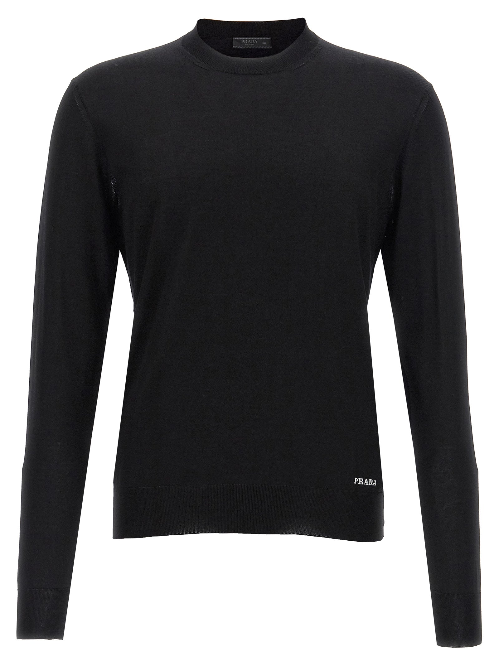 Prada Black Silk Cardigan