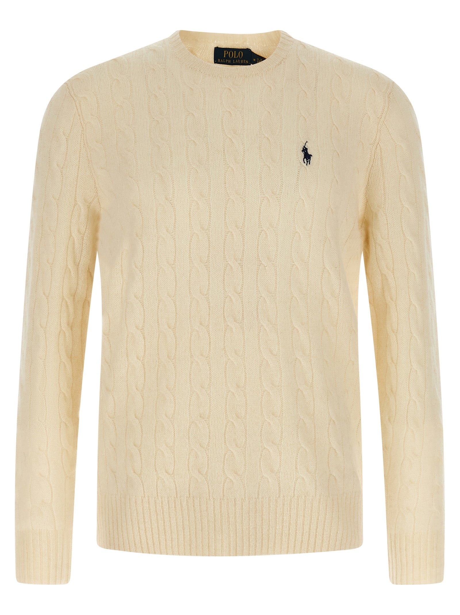 Polo Ralph Lauren White Wool Cardigan - Timeless Luxury Elegance