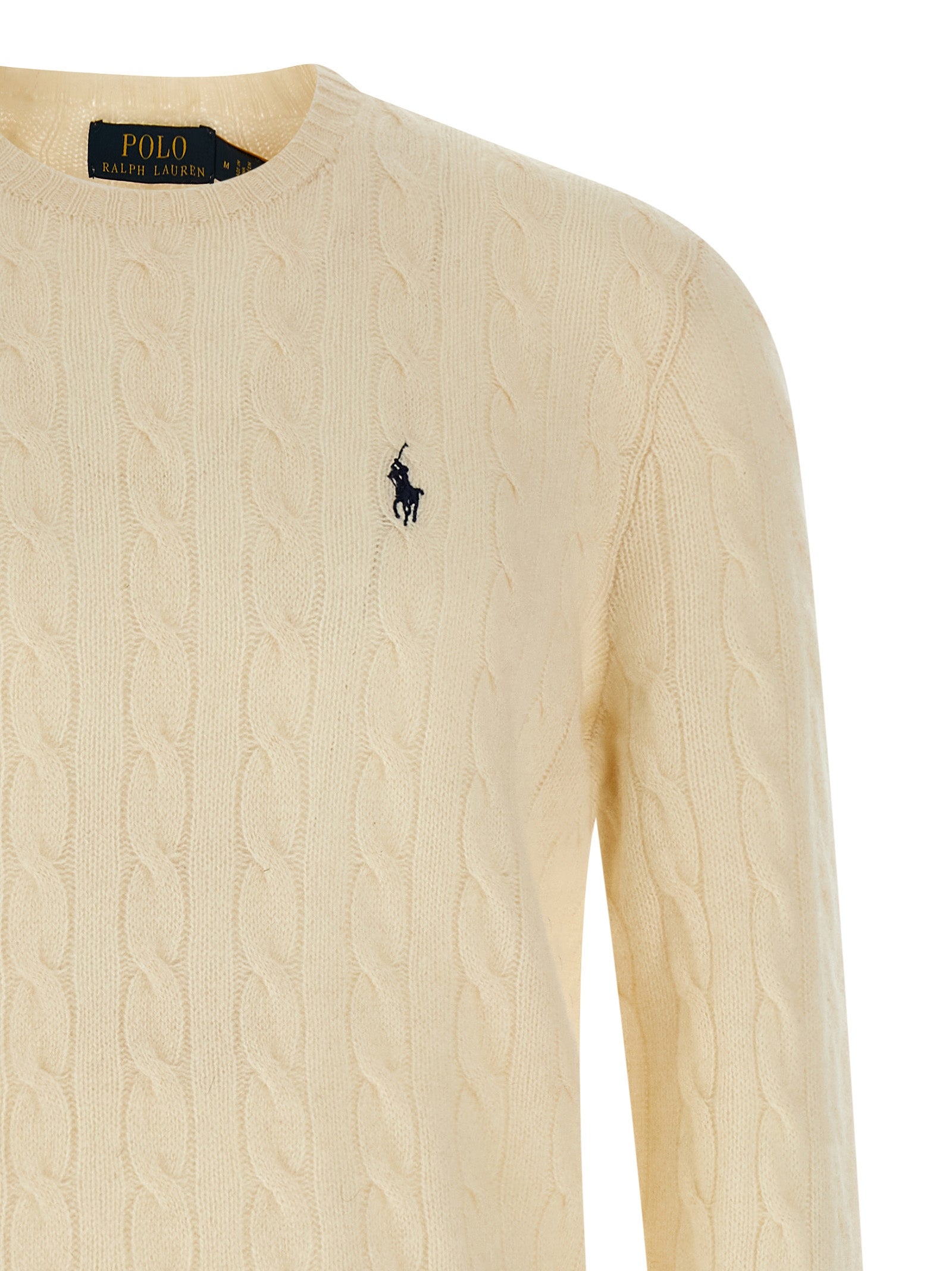 Polo Ralph Lauren White Wool Cardigan - Timeless Luxury Elegance