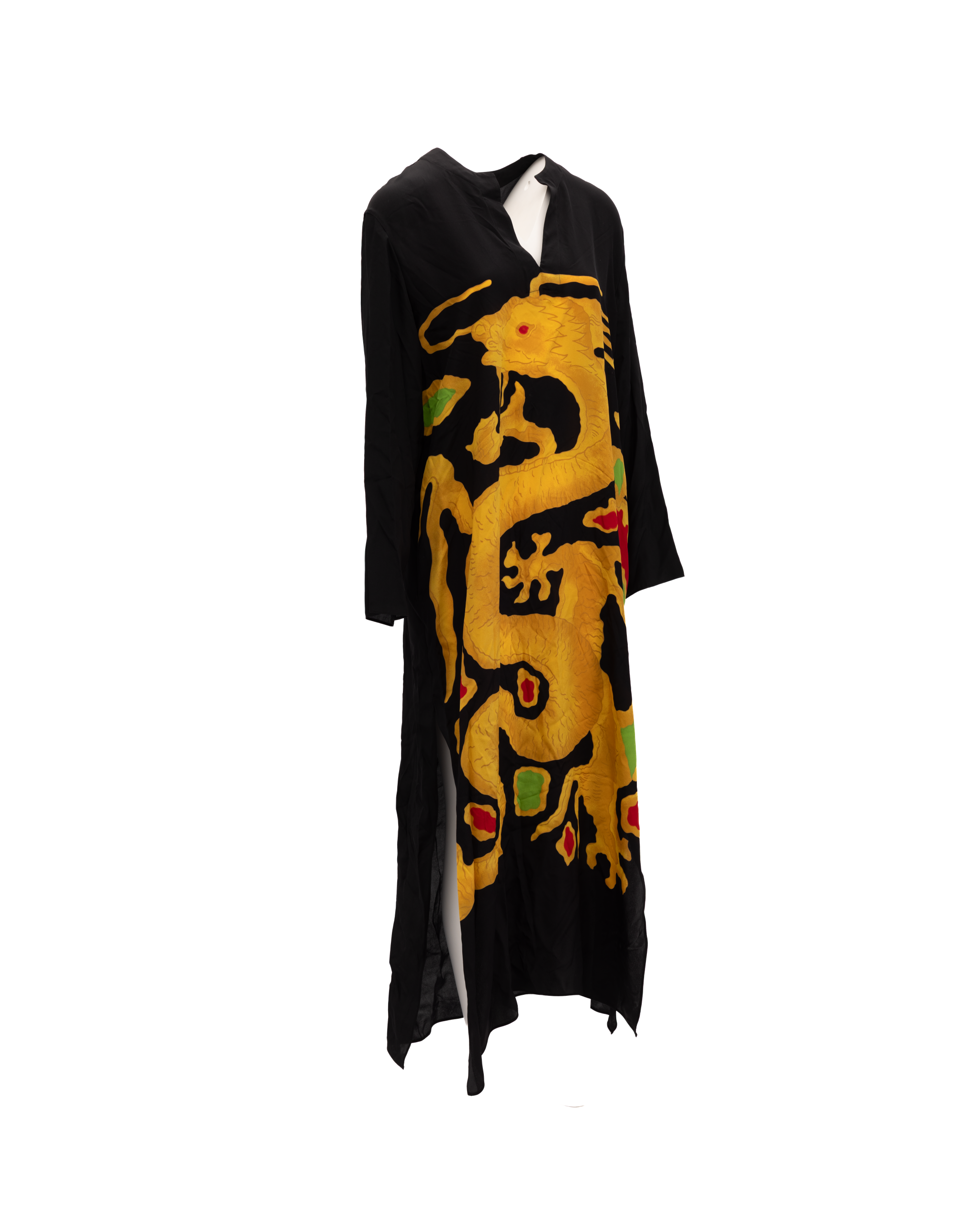 Valentino Garavani Dragon Embroidery Gown Dress - Luxurious Elegance