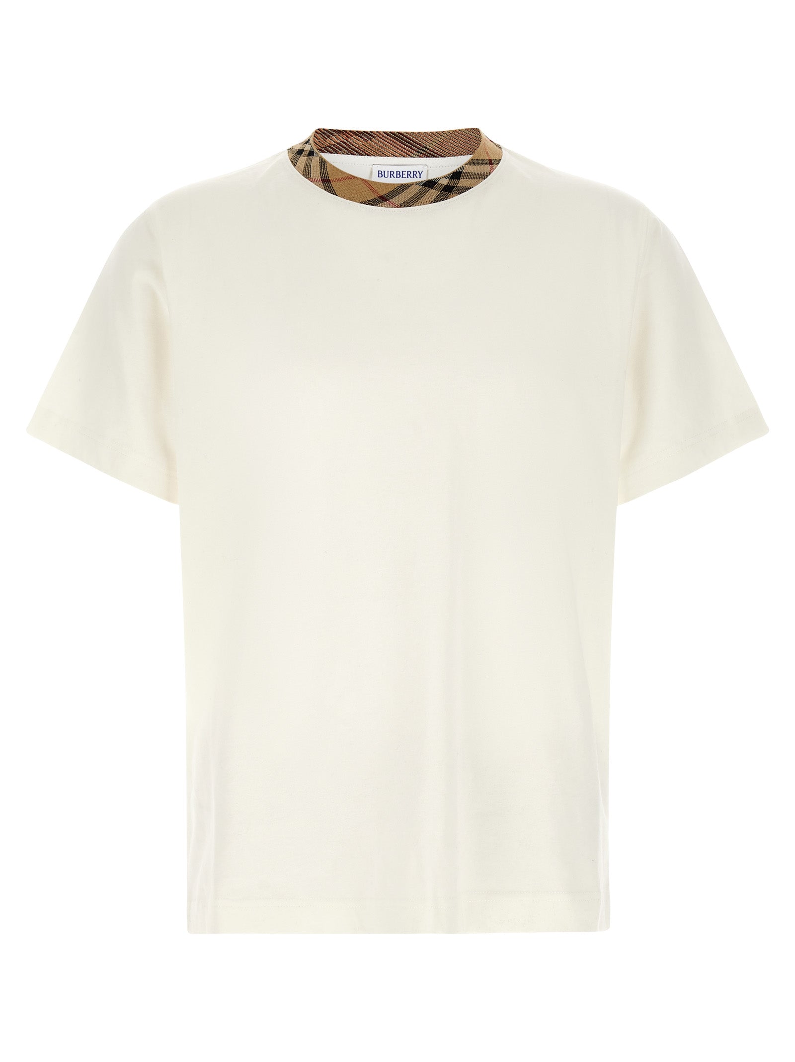 Burberry Beige Cotton T-Shirt - Timeless Luxury for Every Wardrobe