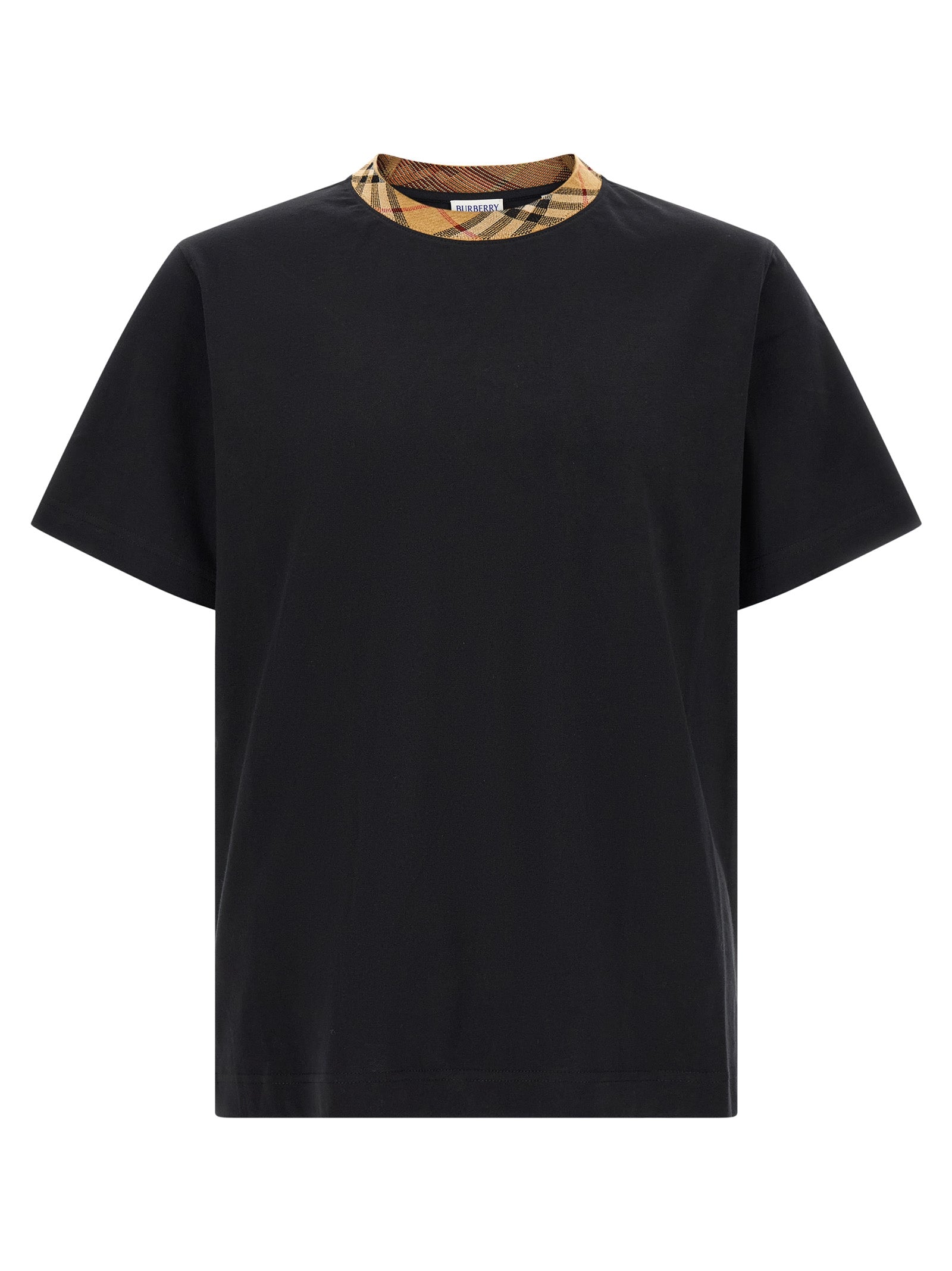 Burberry Ryan T-Shirt - Timeless Luxury in Deep Beige Cotton