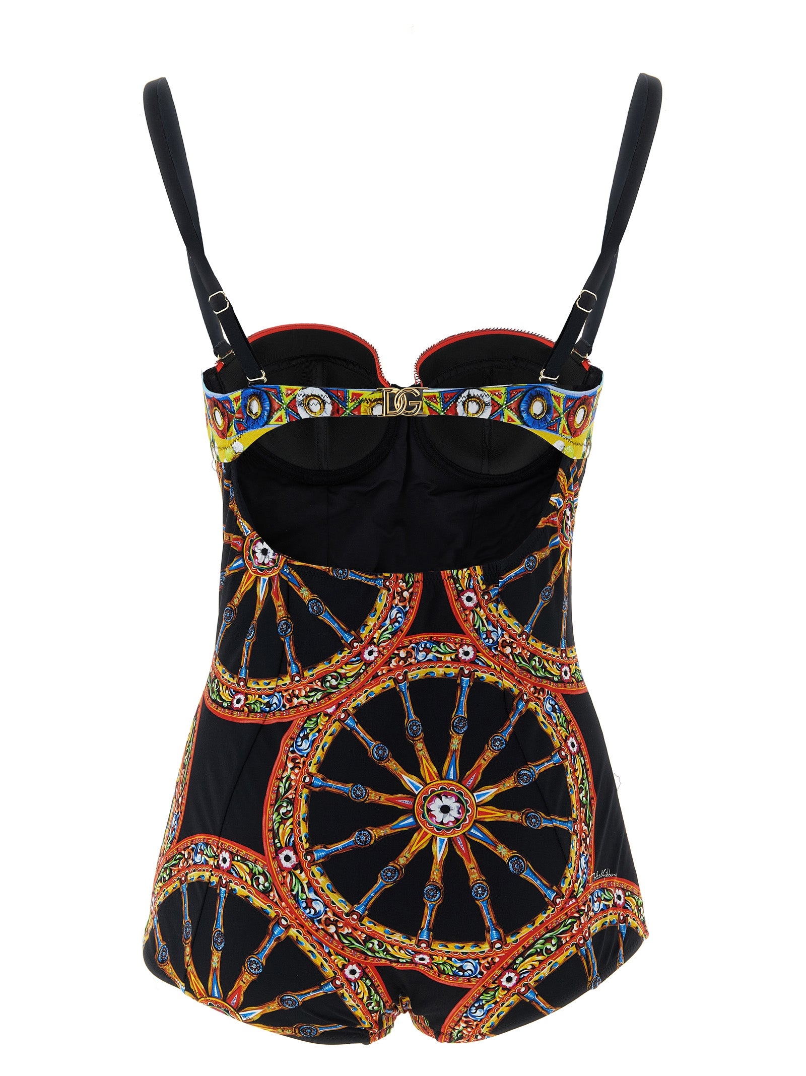 Dolce & Gabbana One-Piece Swimsuit - Vibrant Sicilian Elegance