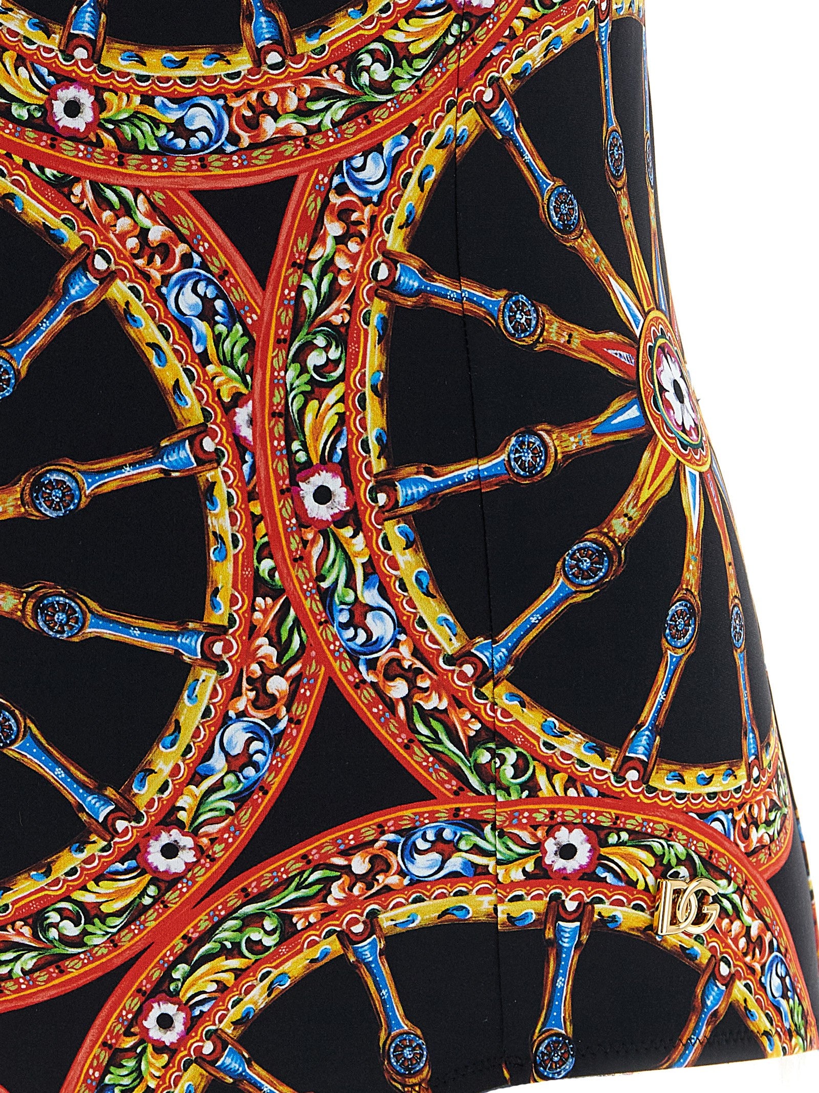 Dolce & Gabbana One-Piece Swimsuit - Exquisite Sicilian Elegance