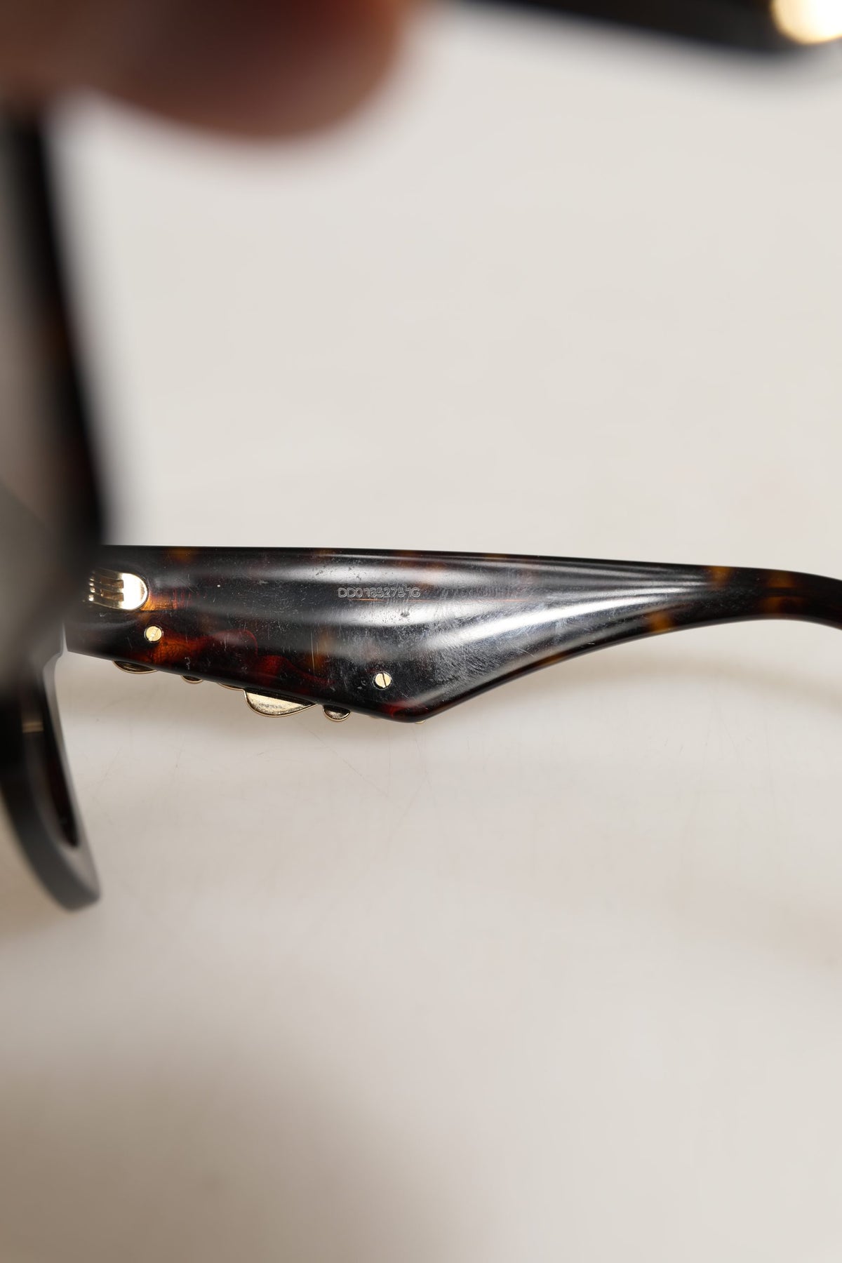 Dolce & Gabbana DG4434 Brown Acetate Frame Sunglasses