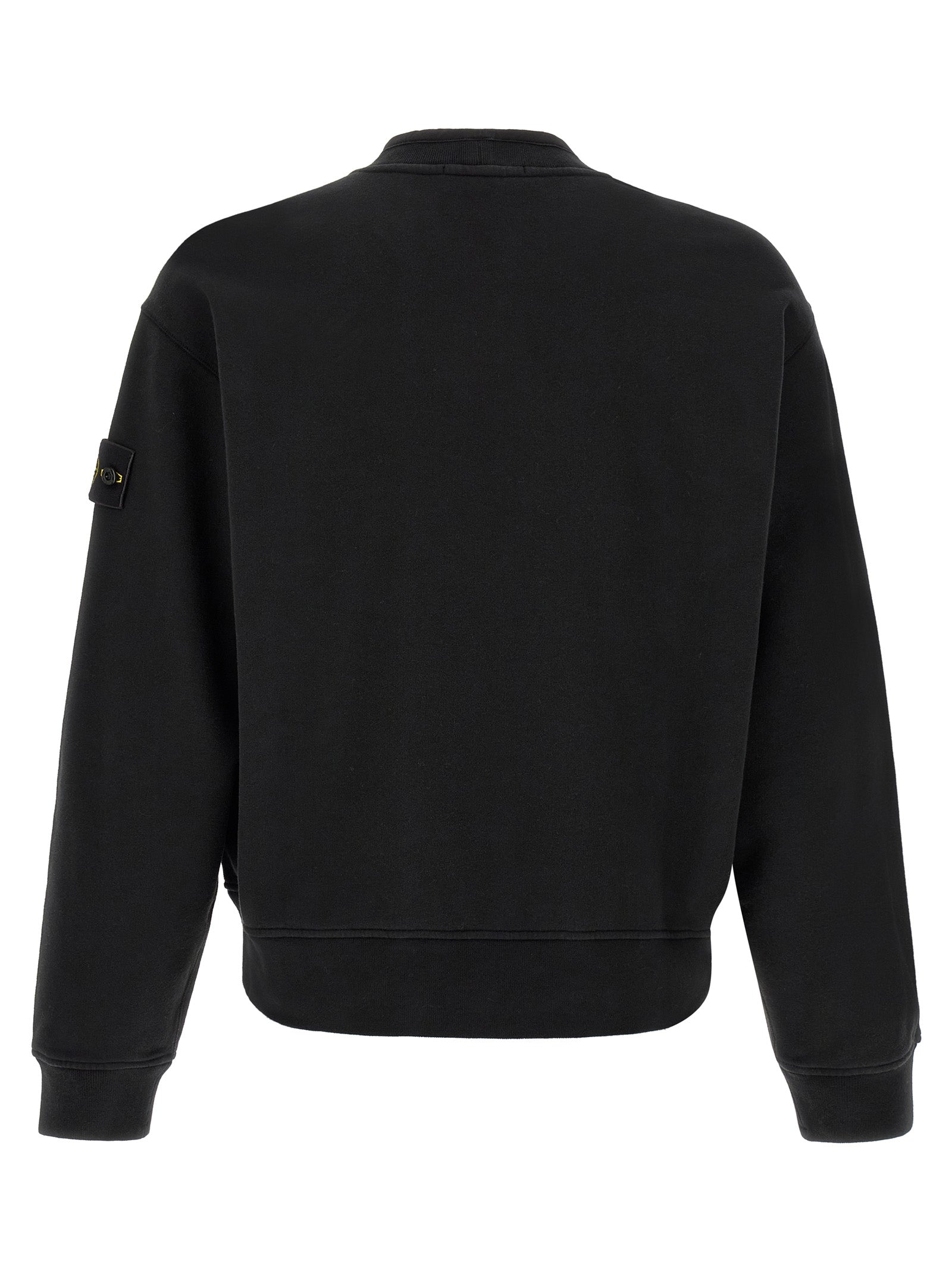 Stone Island Black Cotton Sweatshirt - Urban Luxury Essential