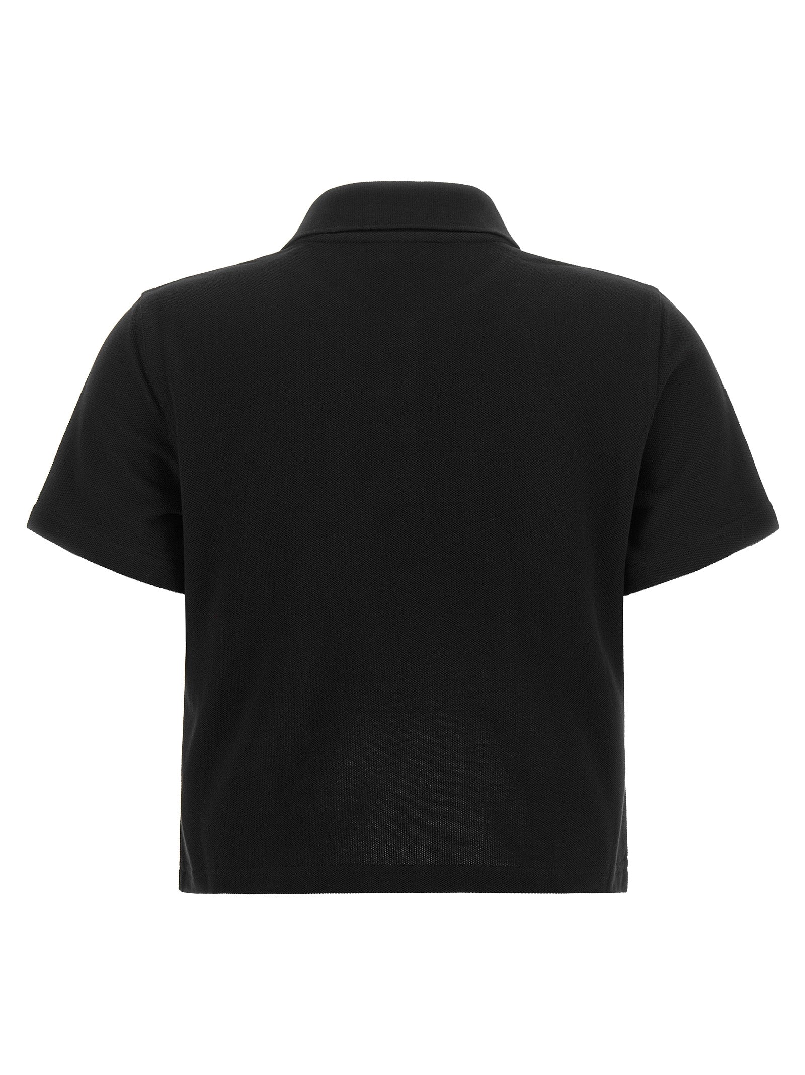 Discover the allure of the Saint Laurent Black Cotton Polo Shirt, a masterful blend of timeless elegance and modern sophistication, crafted in France for the discerning wardrobe.