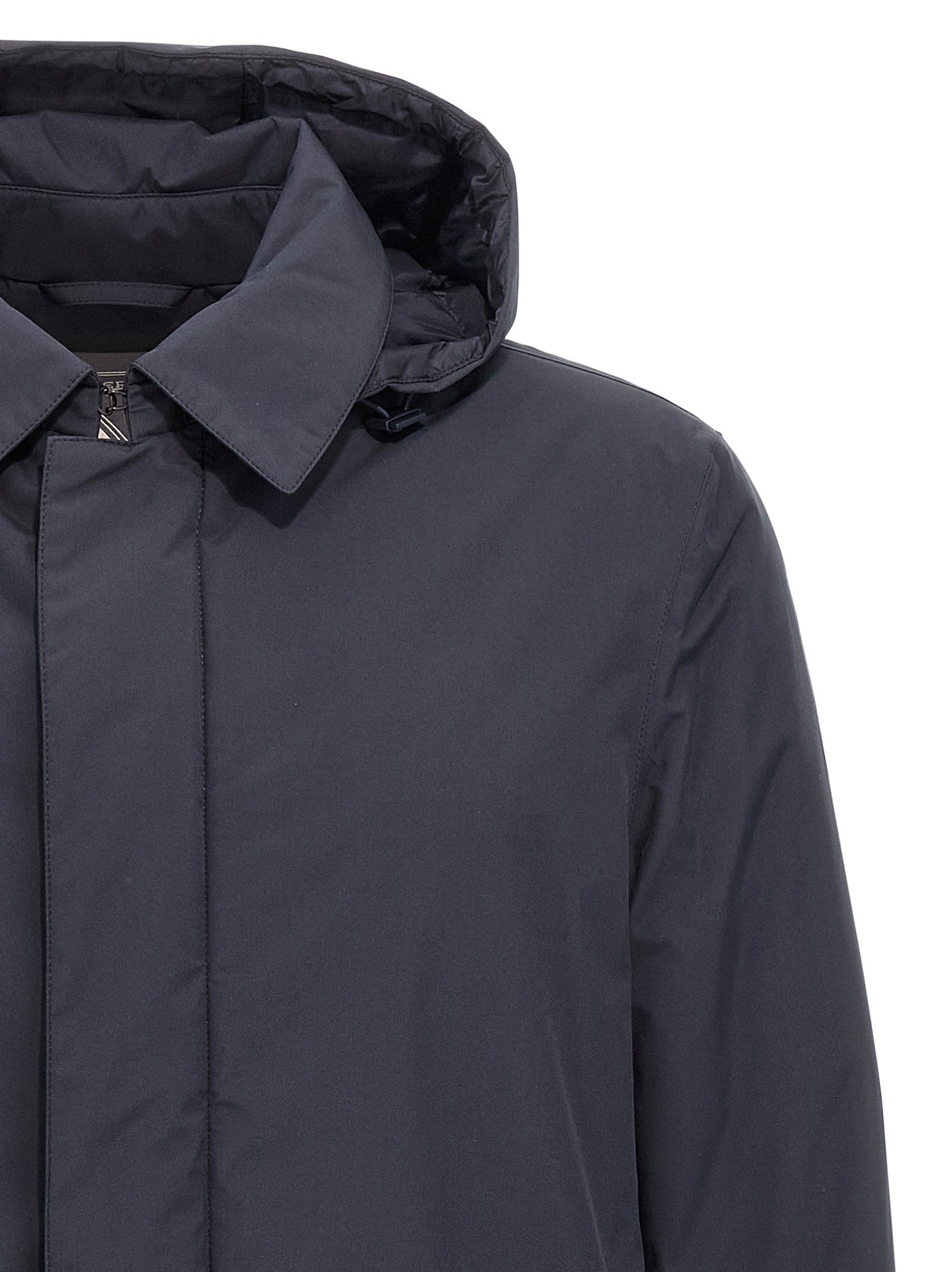 Herno Blue Polyester Parka