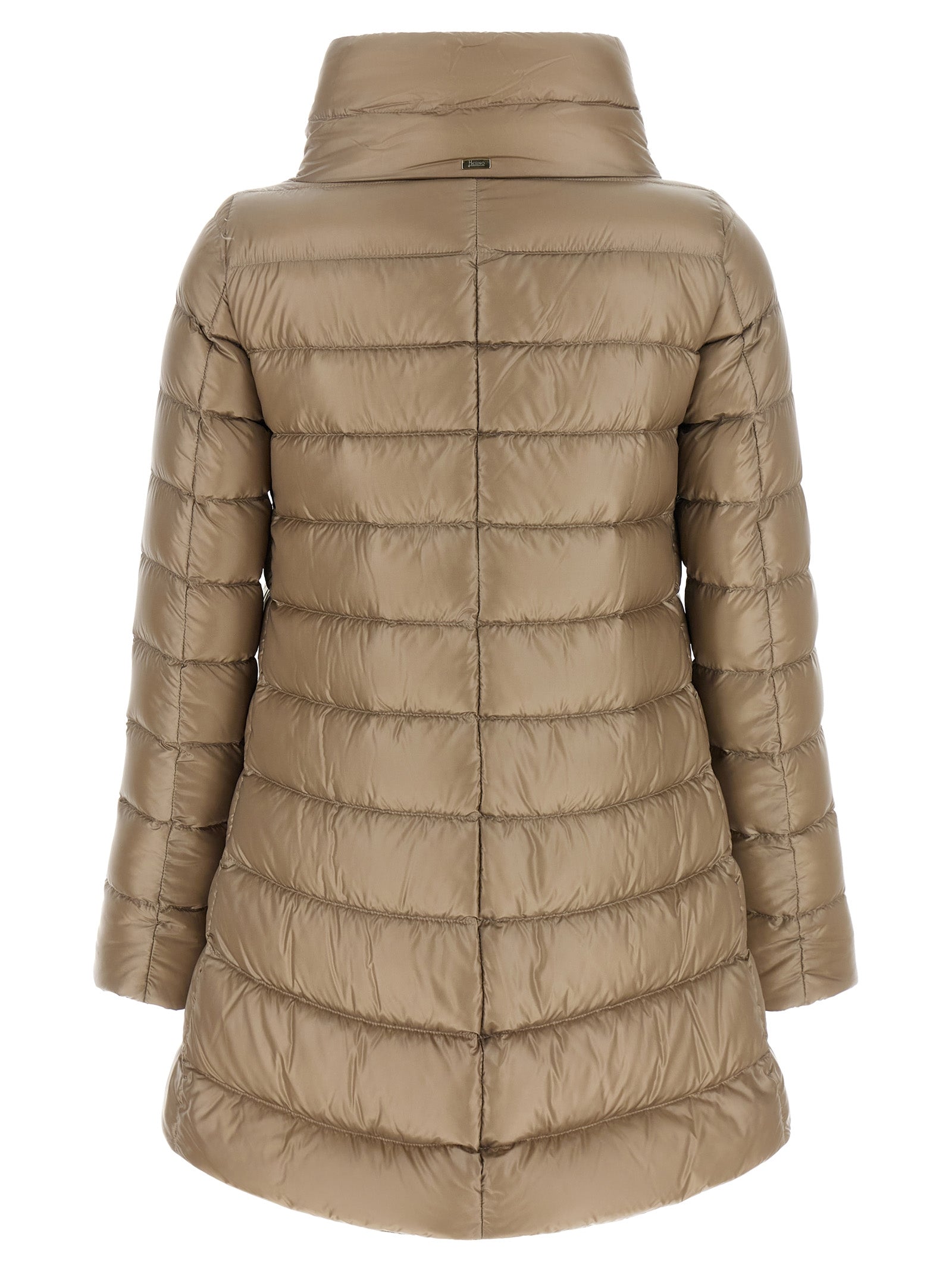 Herno Amelia Down Jacket - Luxurious Beige Polyamide Elegance