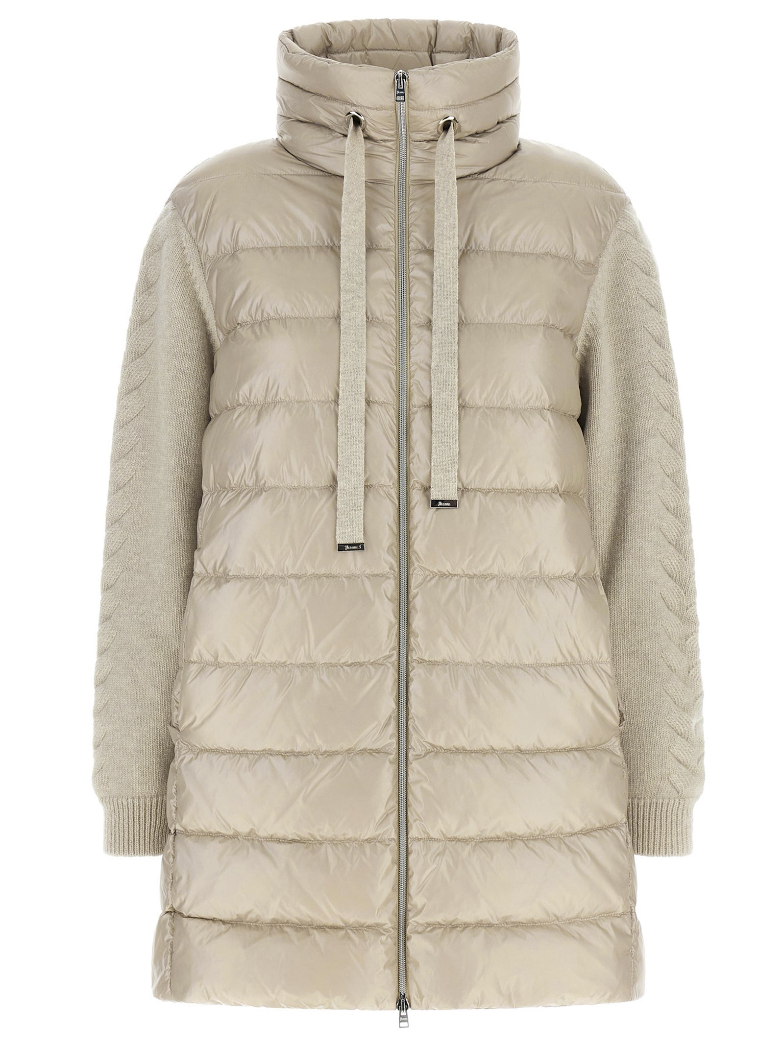 Herno Resort Hybrid Down Jacket - Luxurious Beige Elegance