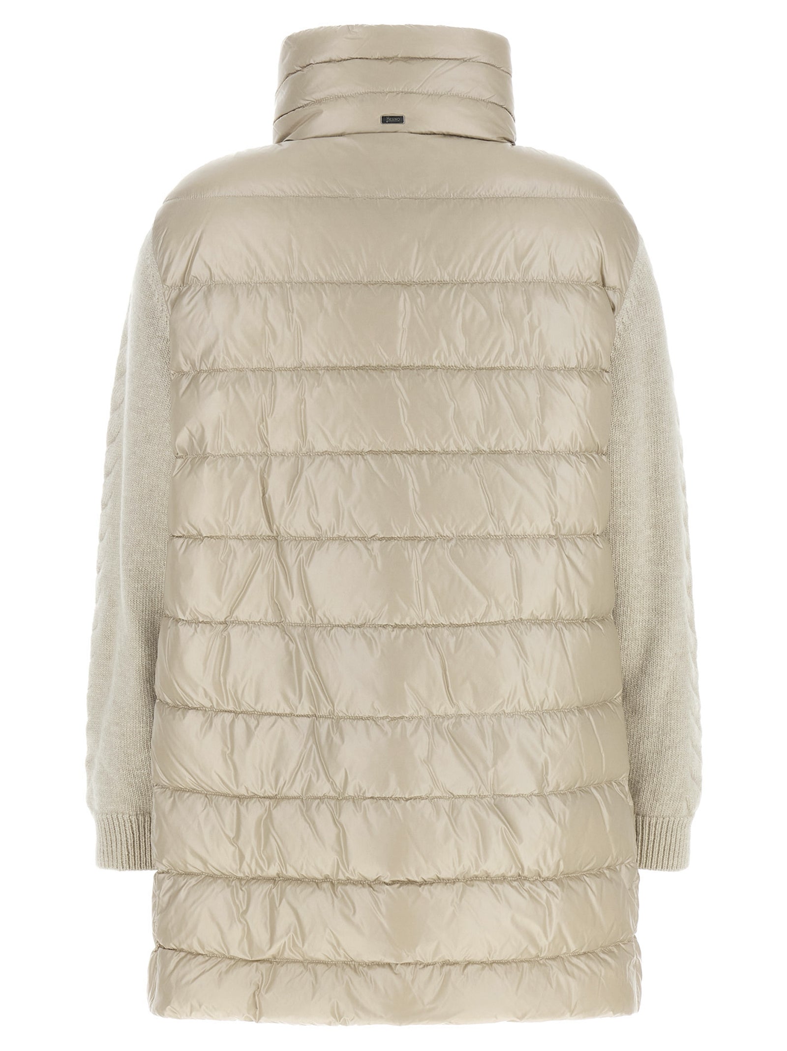 Herno Resort Hybrid Down Jacket - Luxurious Beige Elegance