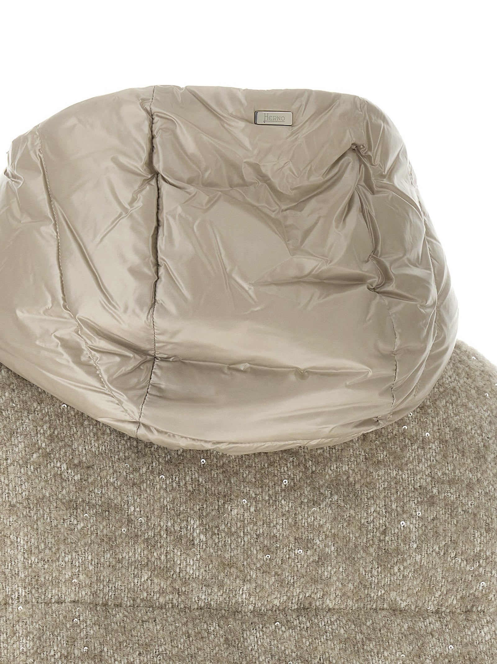 Herno Beige Wool Full-Length Jacket - Elevate Your Elegance