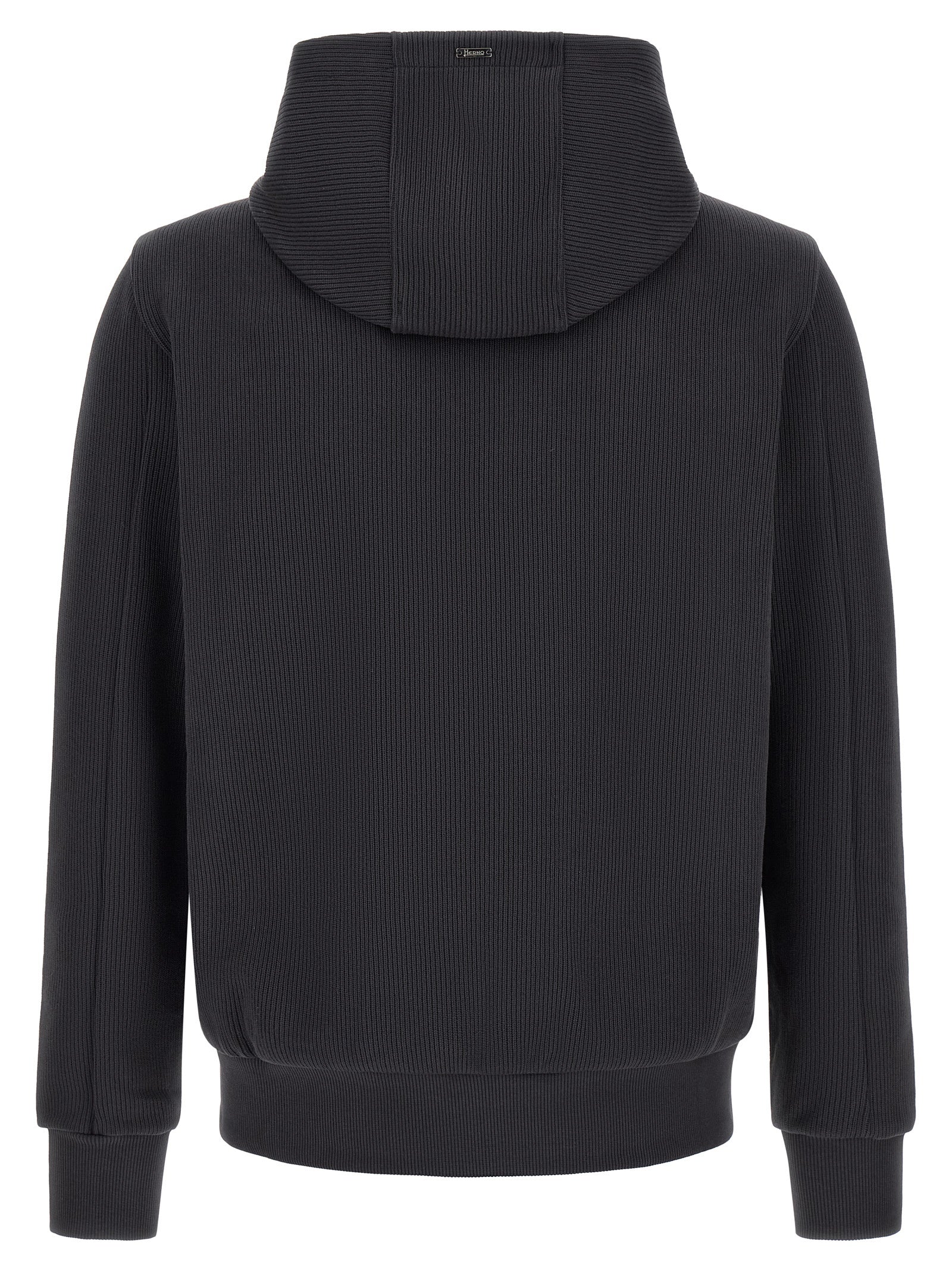 Herno Blue Cotton Shell Jacket - Elevate Your Luxury Wardrobe