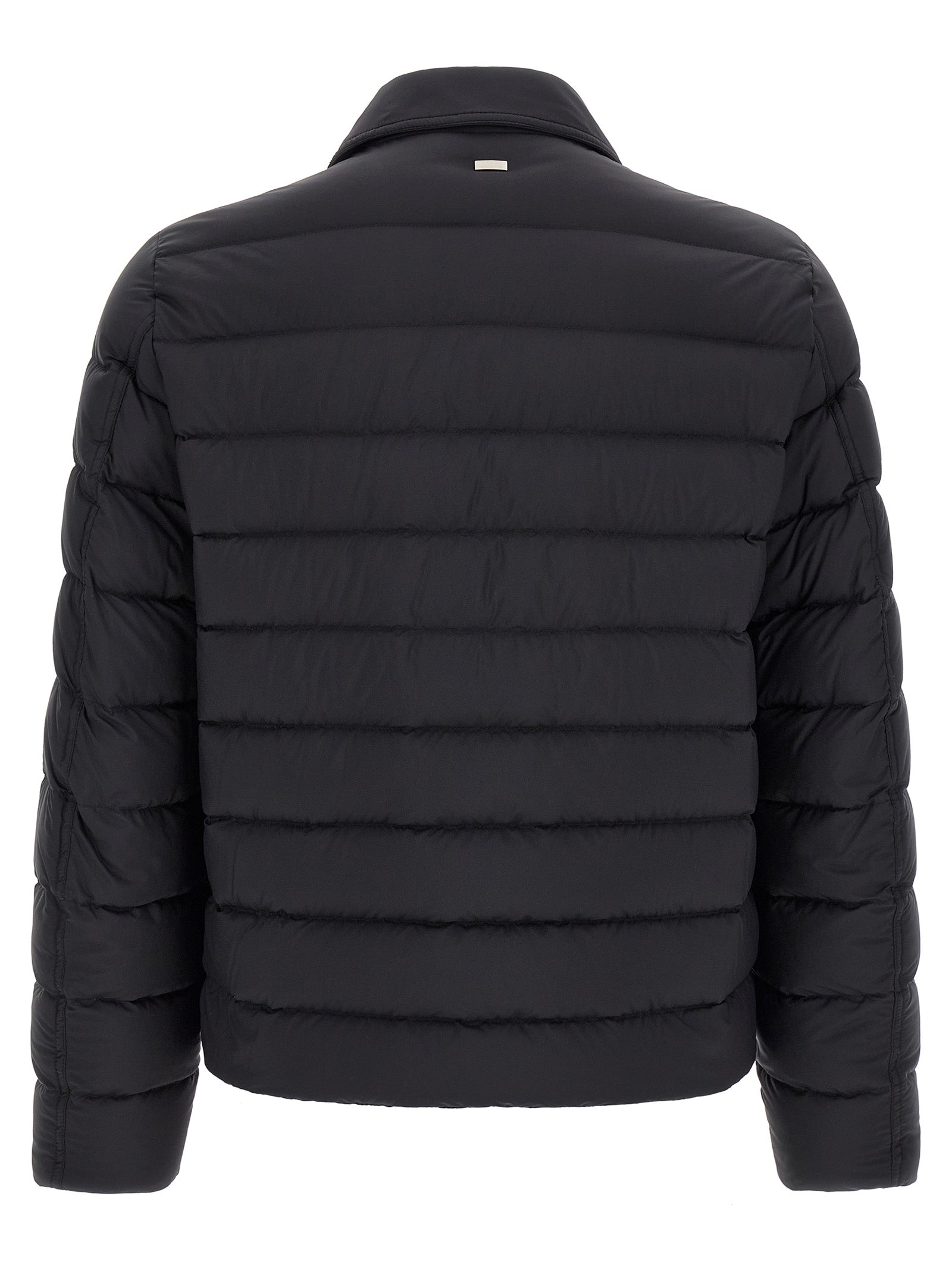 Herno Black Polyamide Full-Length Jacket - Timeless Elegance