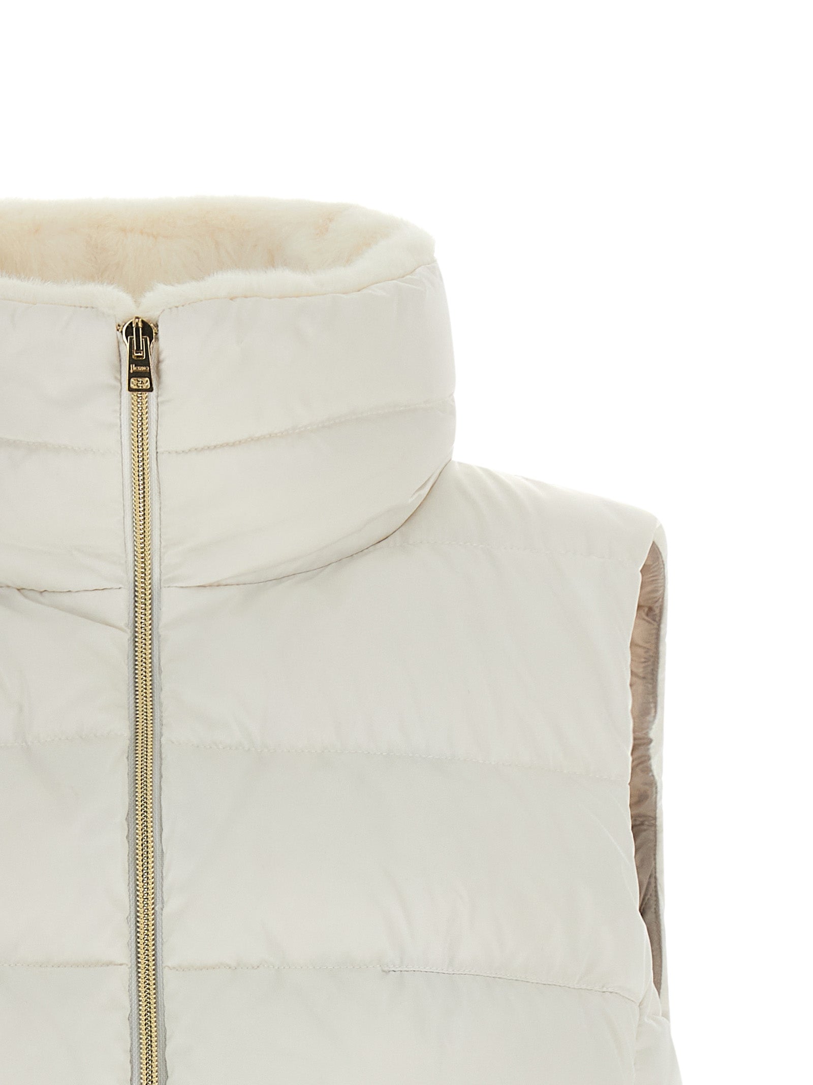 Herno White Sleeveless Jacket - Elevate Your Luxe Outerwear