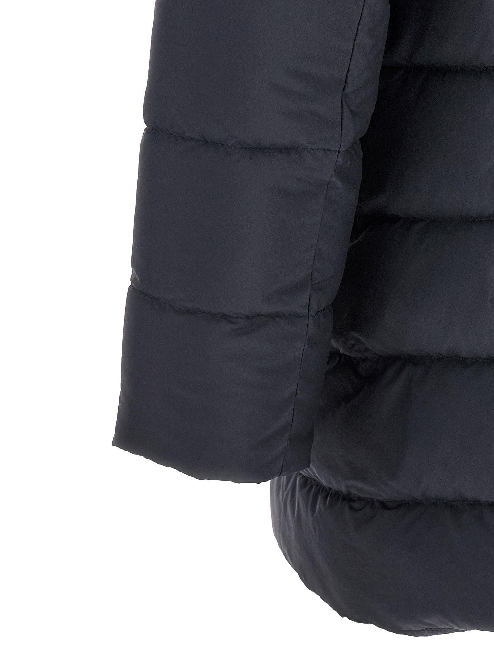 Herno Blue Polyamide Coat - Elevate Your Winter Elegance