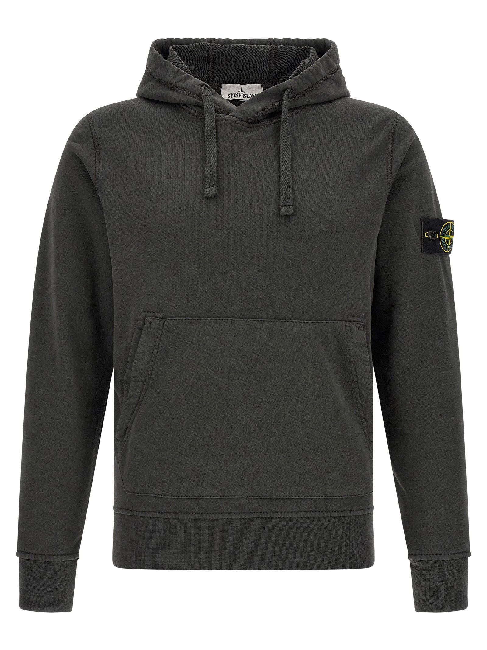 Stone Island Gray Cotton Sweatshirt - Elevate Your Wardrobe