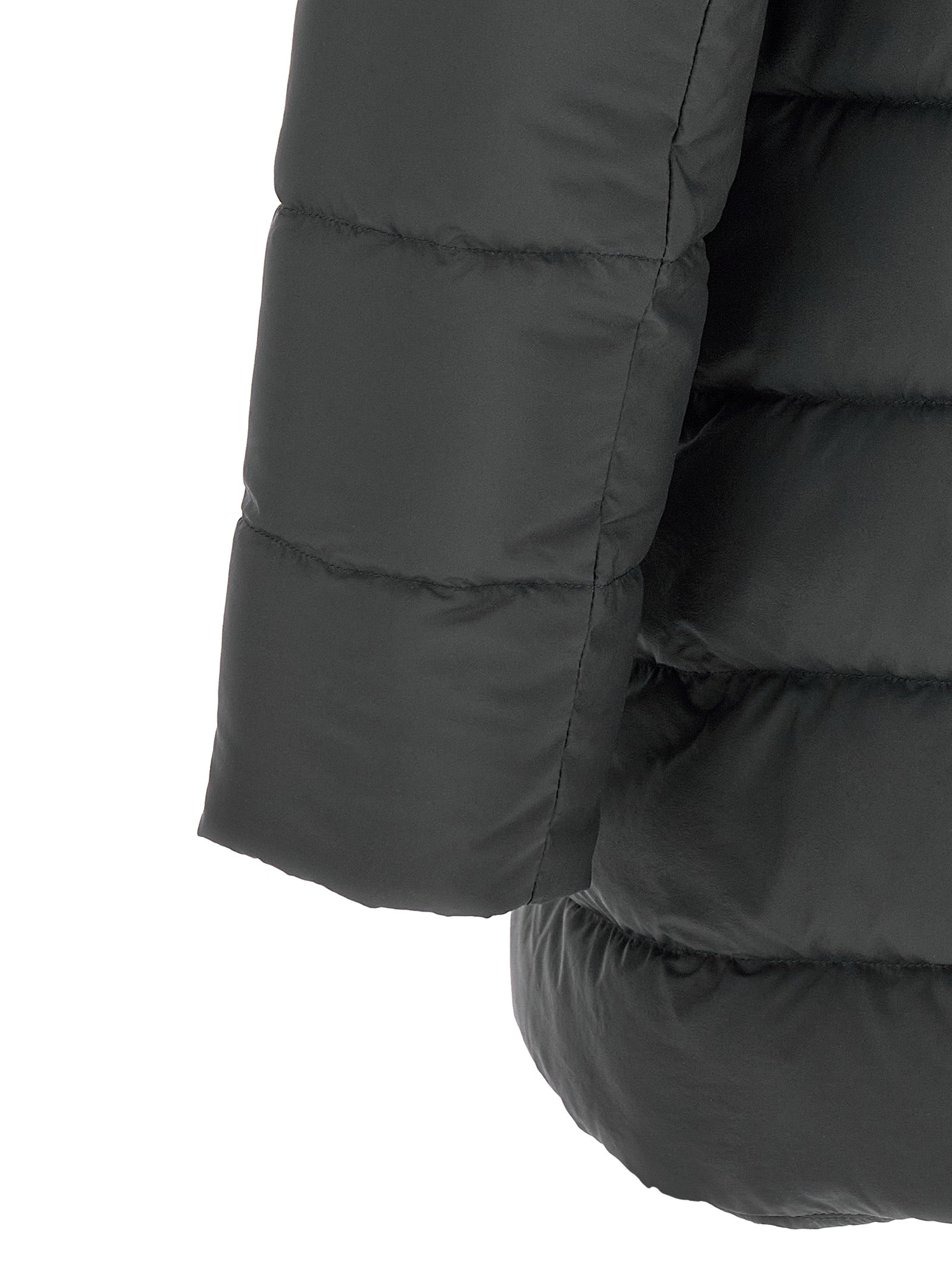 Herno Gray Polyamide Coat - Timeless Luxury for the Discerning