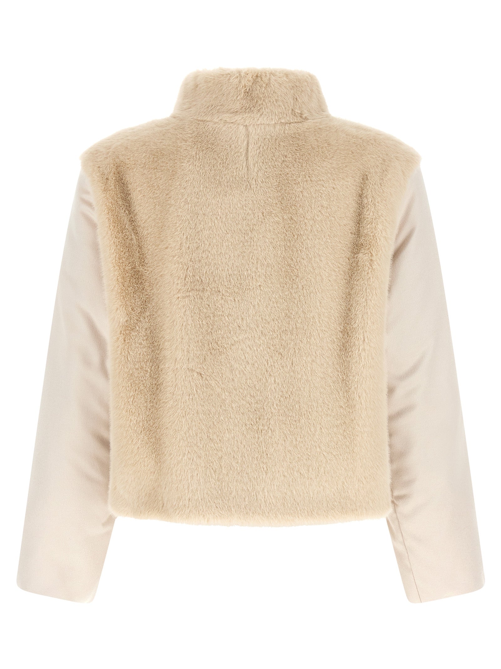 Herno Resort Jacket - Luxurious Beige Full-Length Elegance