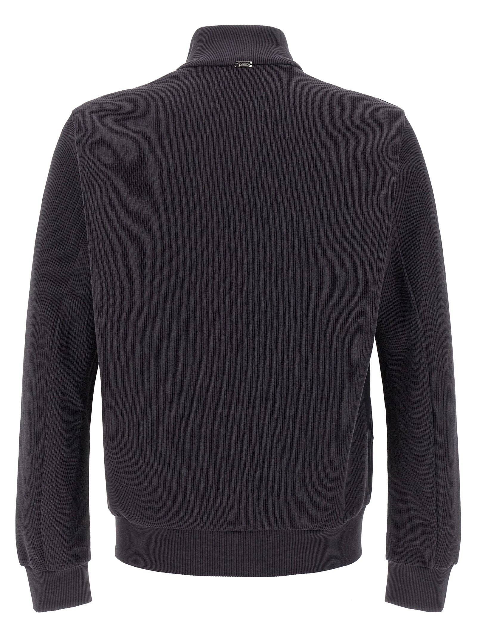 Herno Blue Cotton Jacket - Timeless Luxury for Discerning Tastes