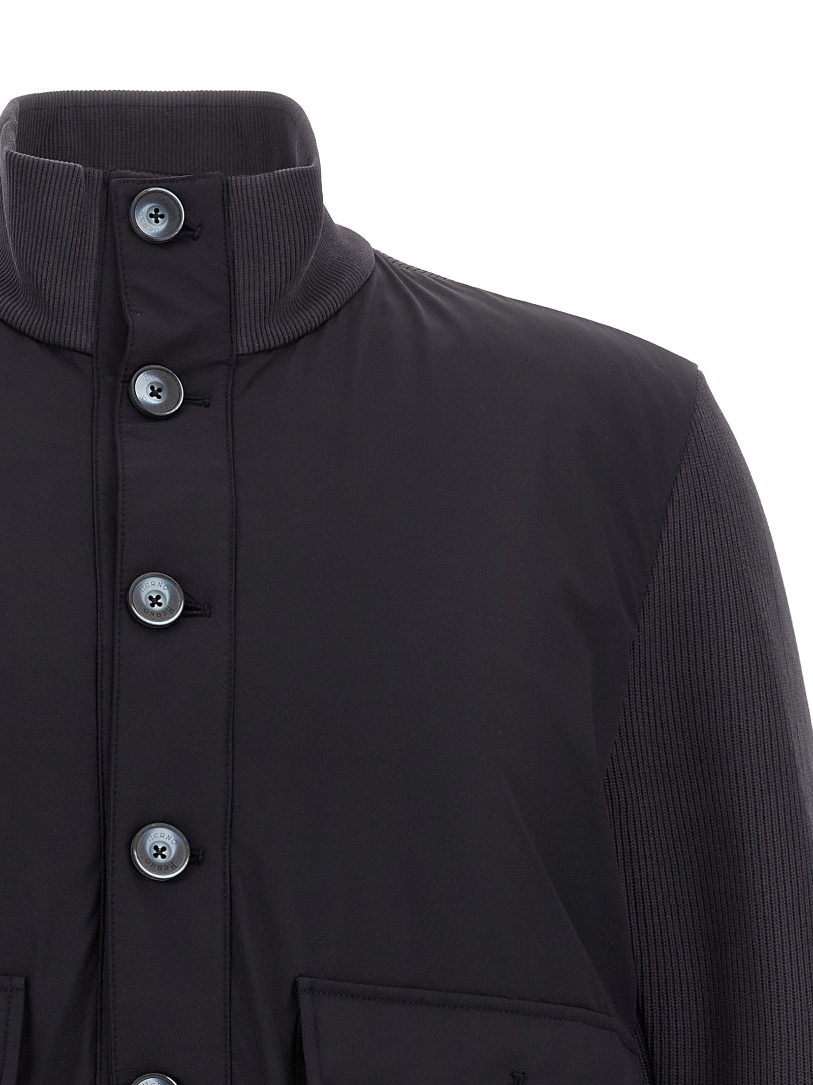 Herno Blue Cotton Jacket - Elevate Your Wardrobe with Luxury