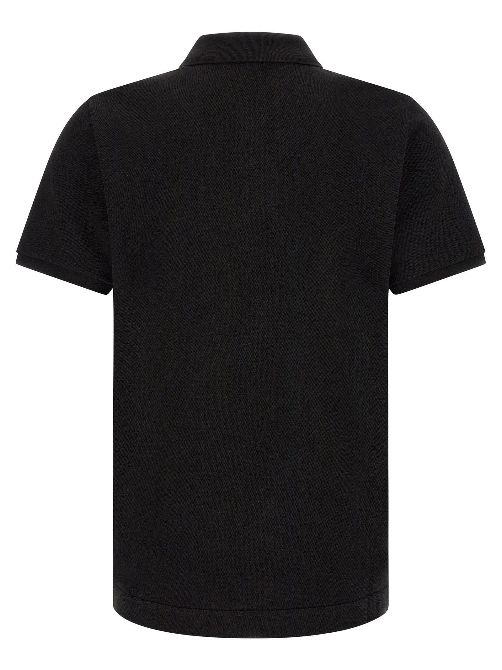 Moncler Black Leather Polo Shirt - Elevate Your Luxury Wardrobe