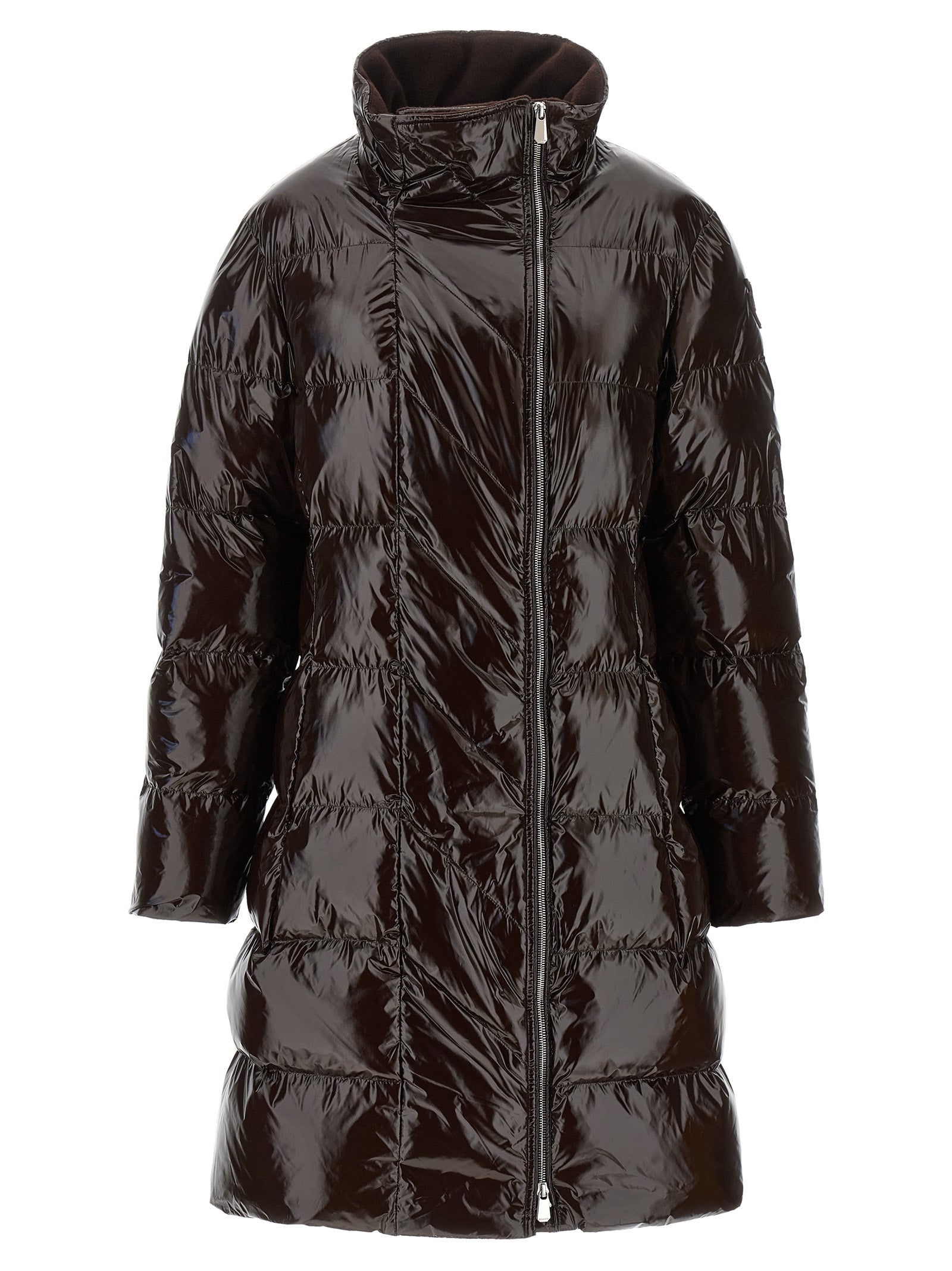 PINKO Full-Length Down Jacket - Embrace Luxury and Elegance