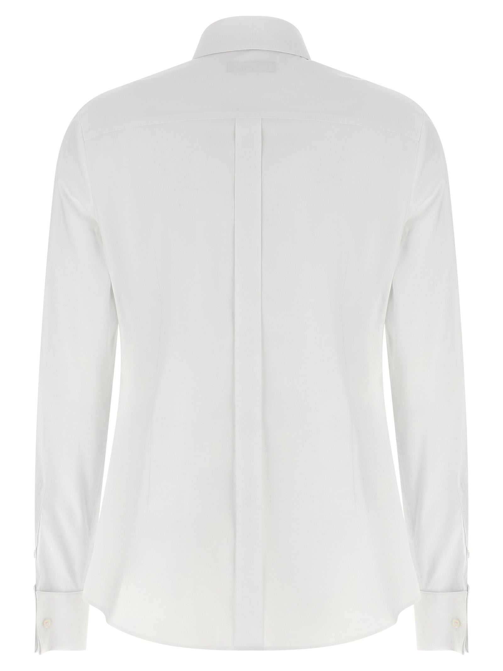Dolce & Gabbana White Cotton Blouse - Timeless Elegance in Luxury