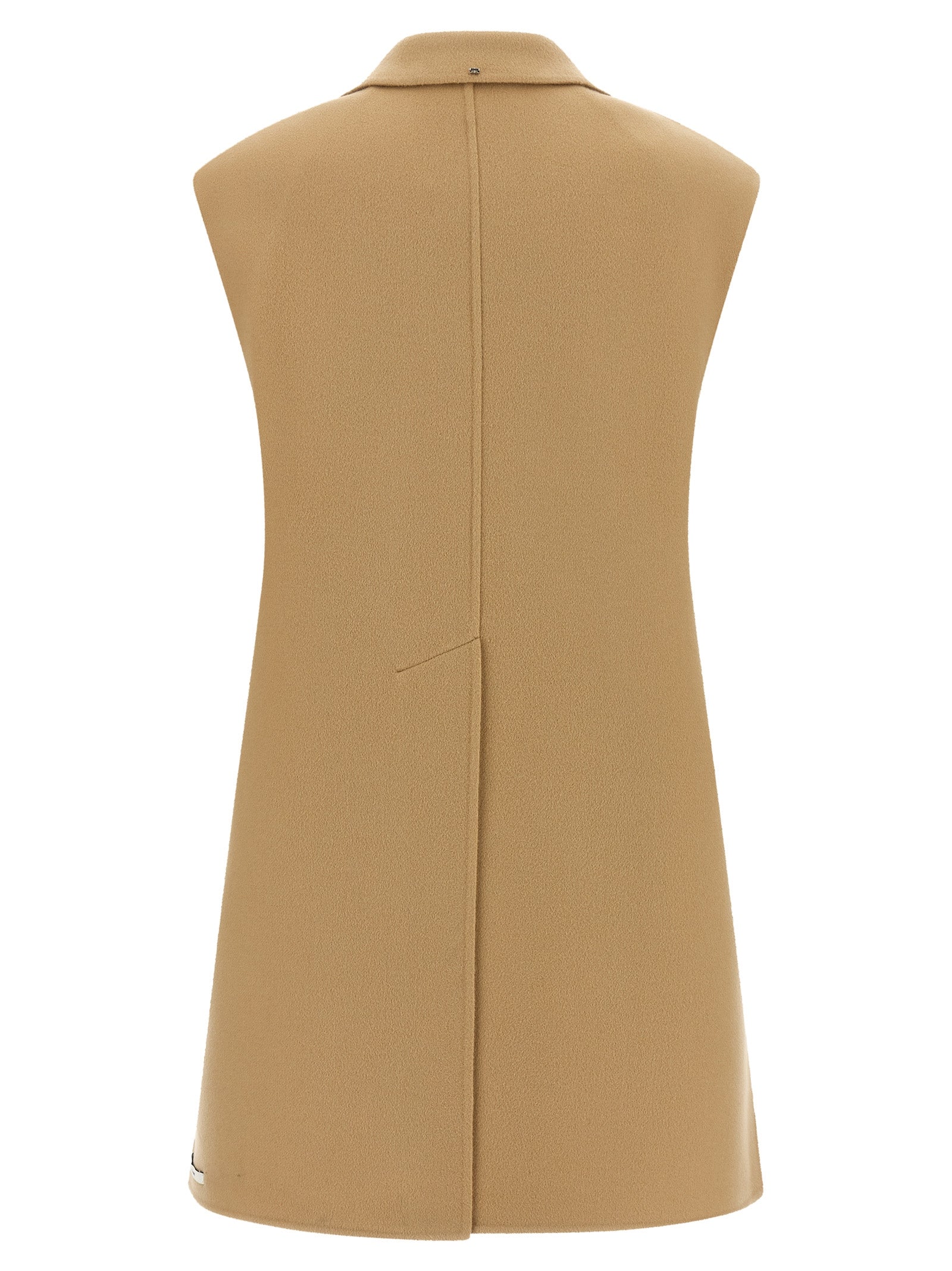 Sportmax Beige Wool Blazer - Timeless Luxury Redefined
