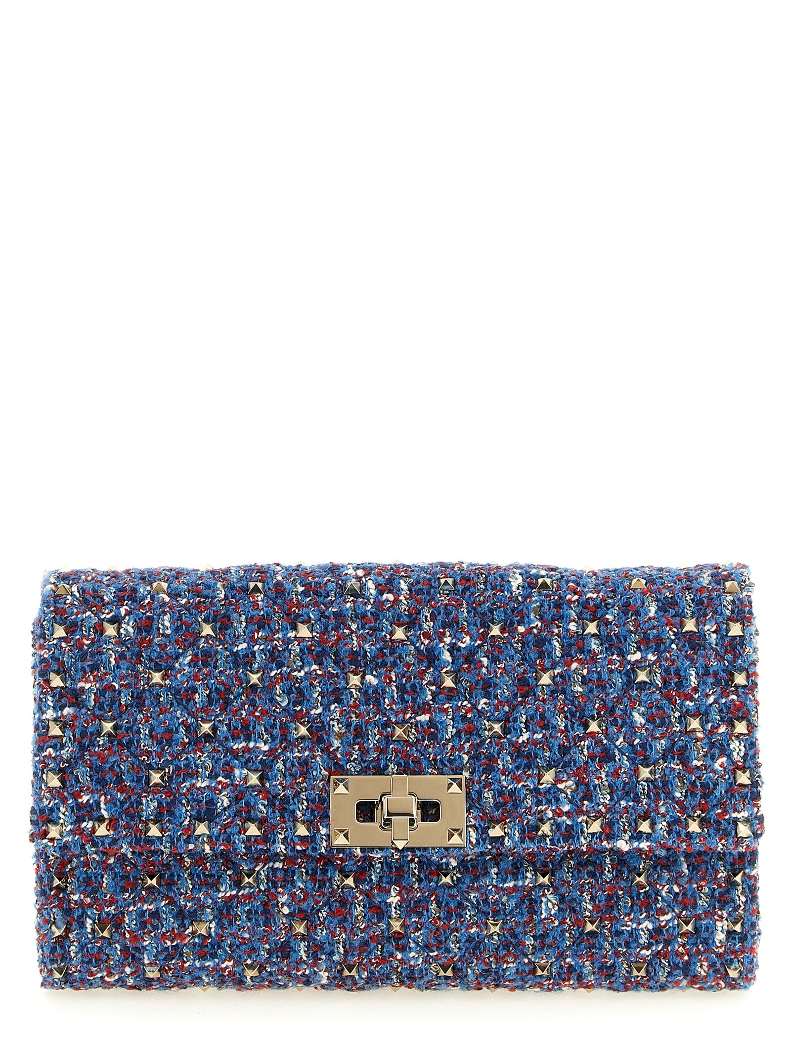 Valentino Garavani Rockstud Spike Crossbody Bag in Blue