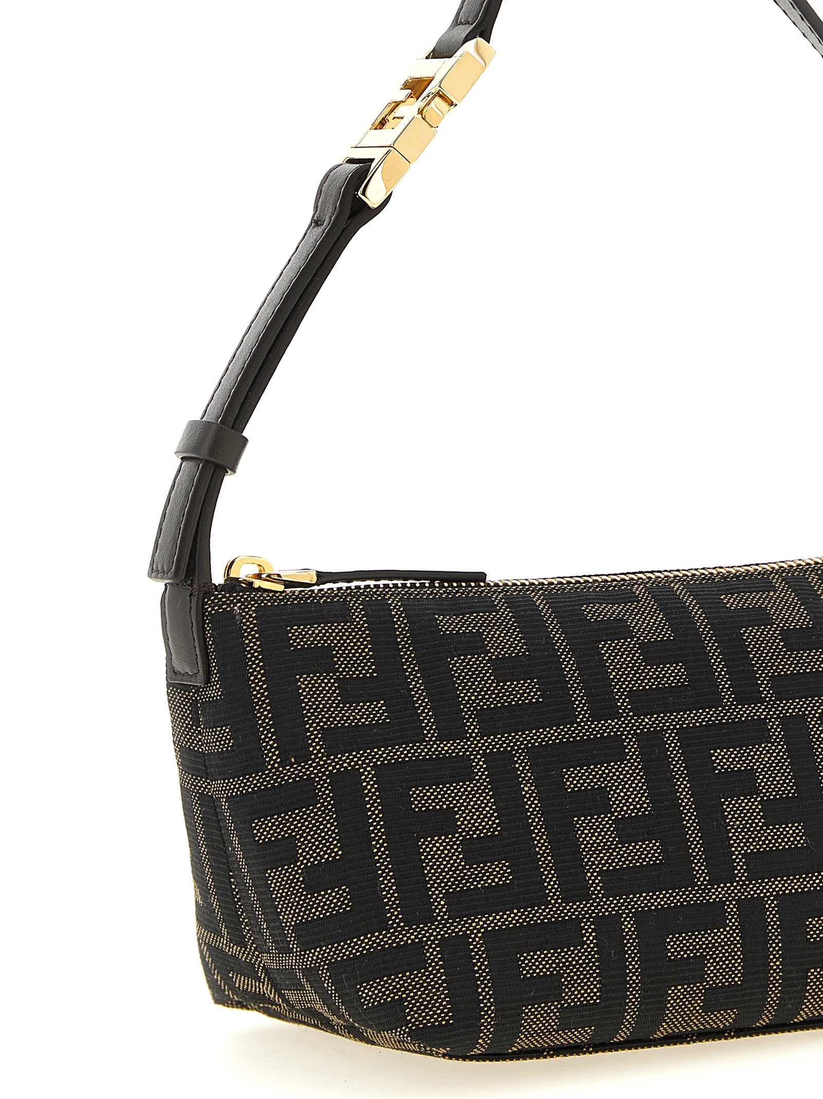 Fendi Vanity Clutch Bag - Sophisticated Elegance in Brown