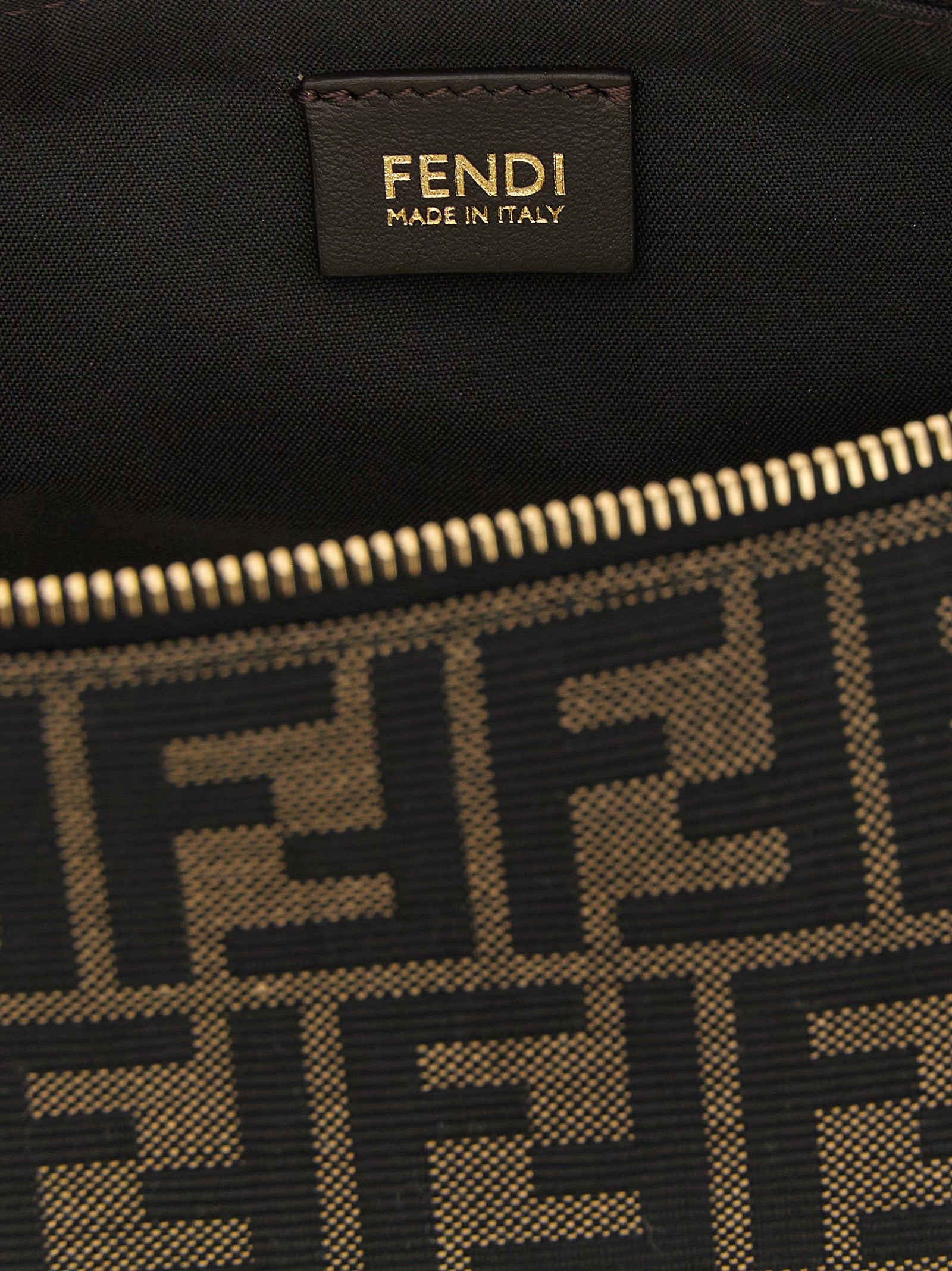 Fendi Vanity Clutch Bag - Exquisite Brown FF Zucca Elegance