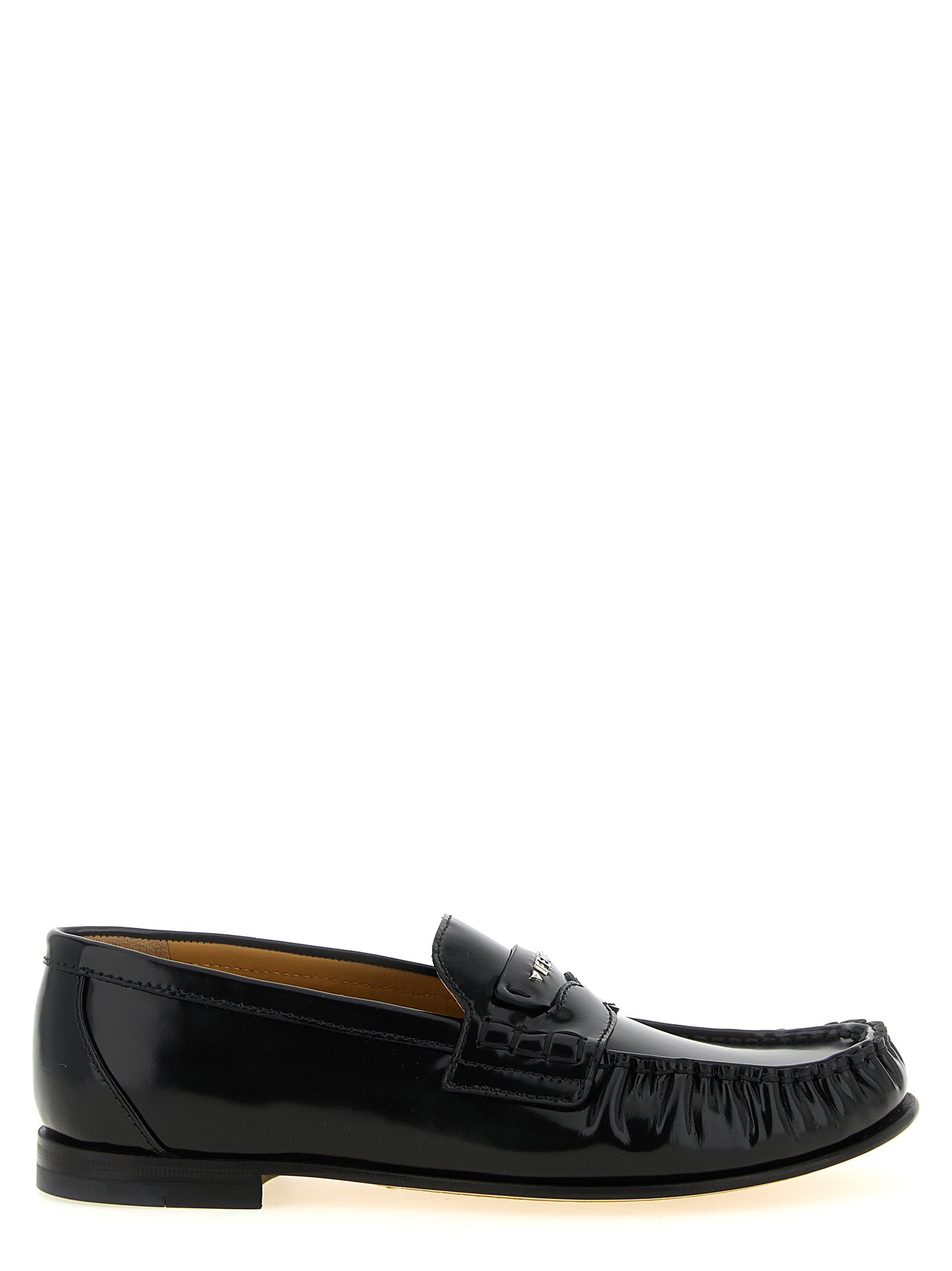 Fendi Black Calfskin Slip-On Loafers - Elevate Your Elegance