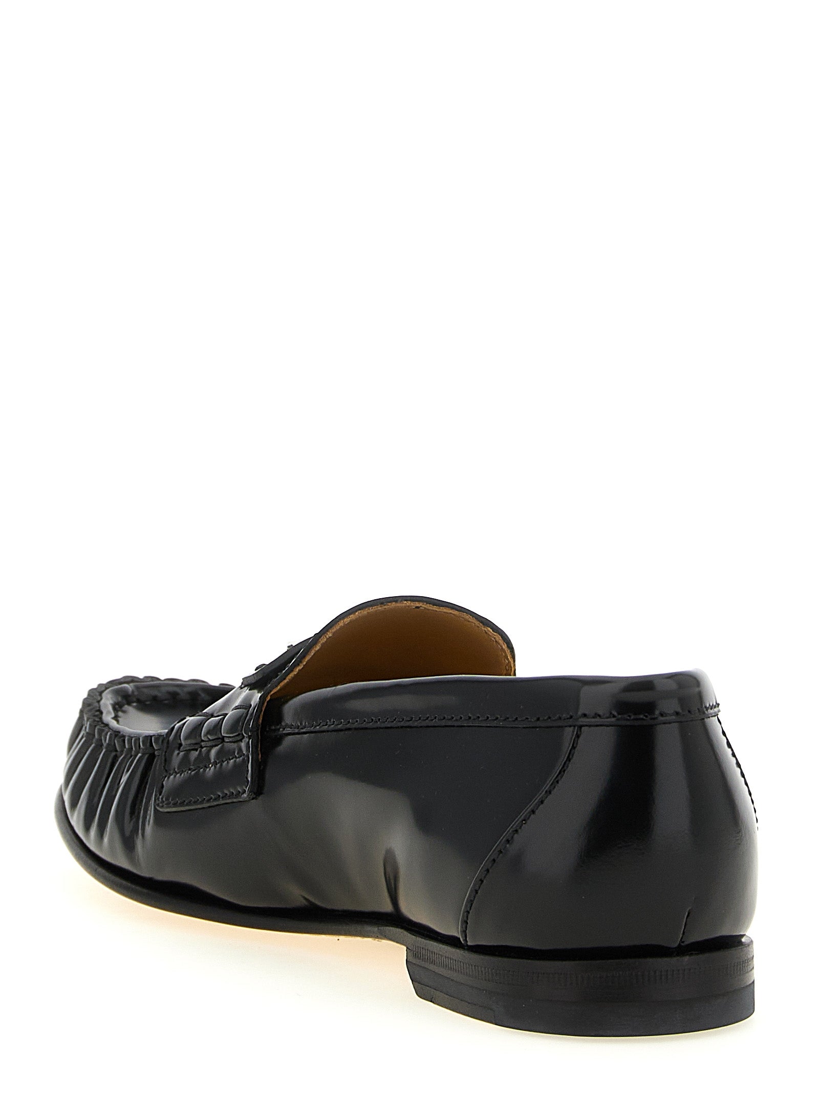 Fendi Black Calfskin Slip-On Loafers - Elevate Your Elegance