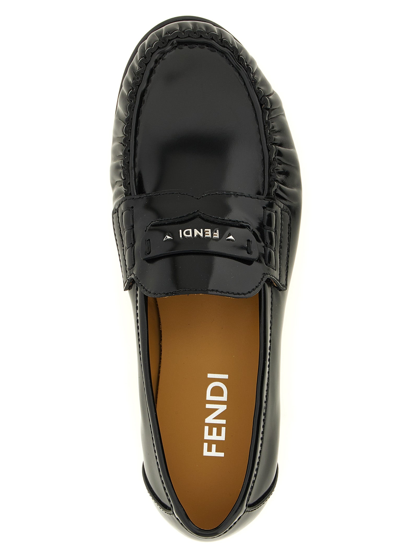 Fendi Black Calfskin Slip-On Loafers - Unmatched Luxury Footwear