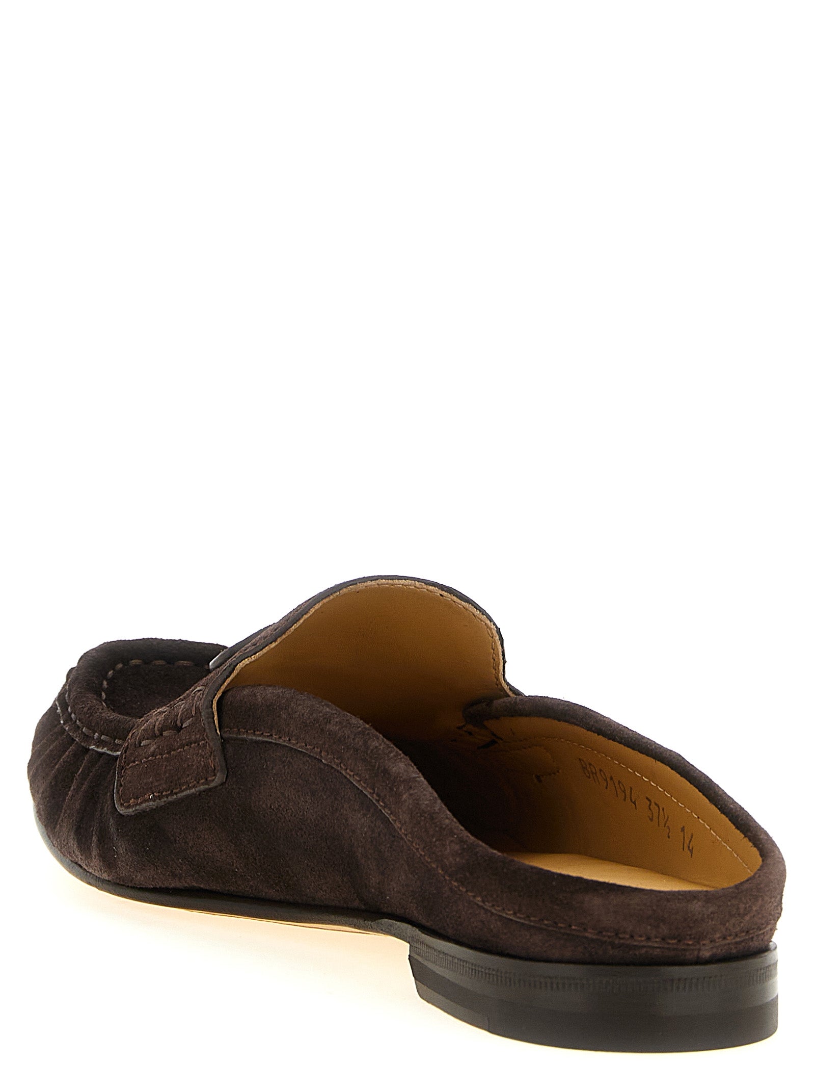 Fendi Brown Calfskin Slip-On Loafers - Effortless Elegance